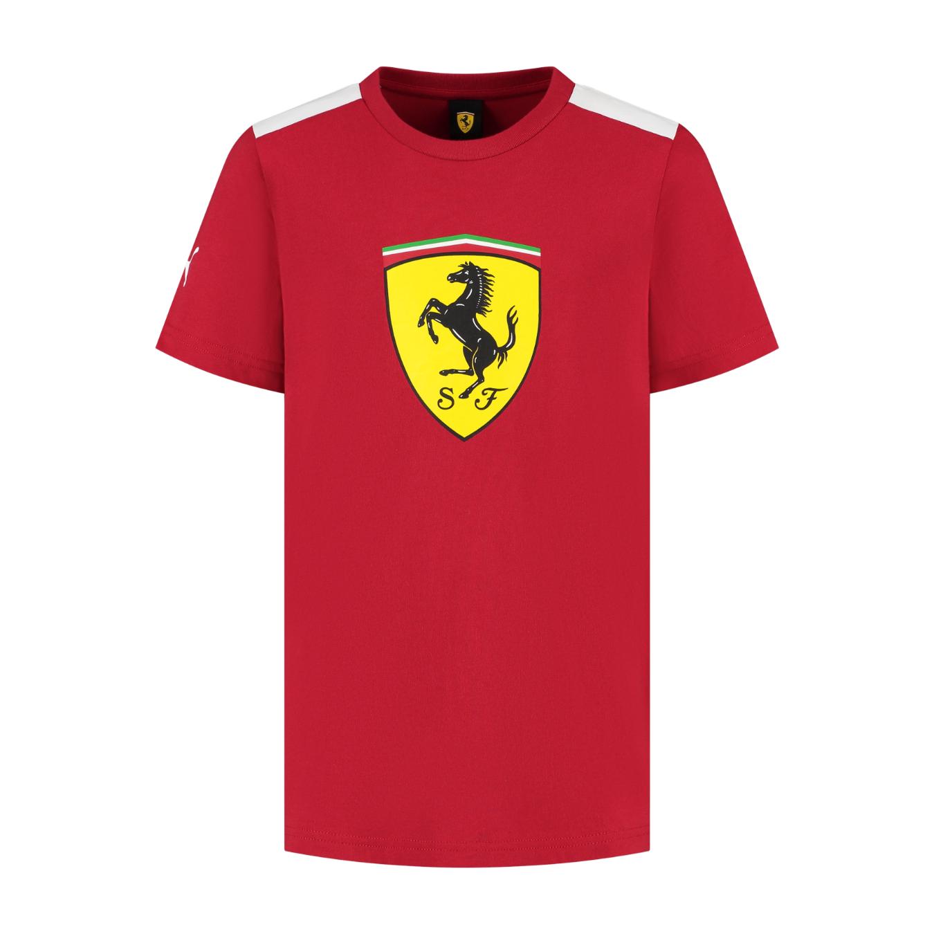 T-Shirt Ferrari F1 Large Logo Dark Cherry Homme