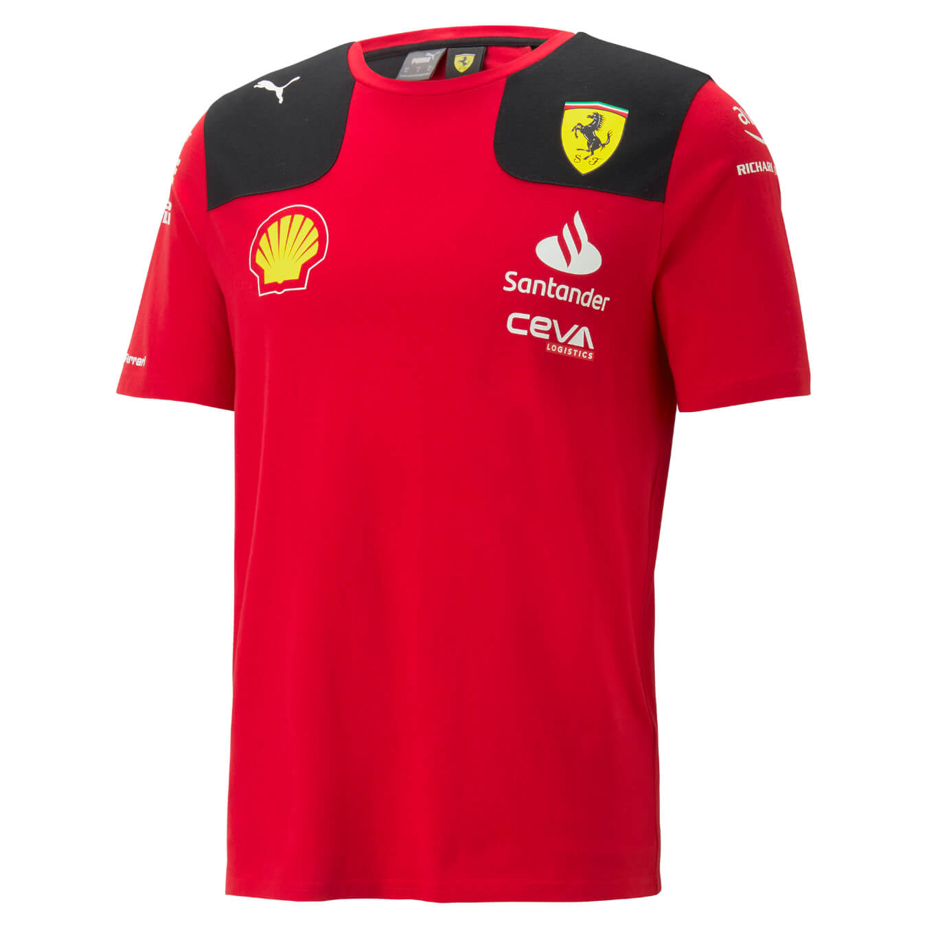 T-shirt FERRARI F1 Puma Team rouge pour homme