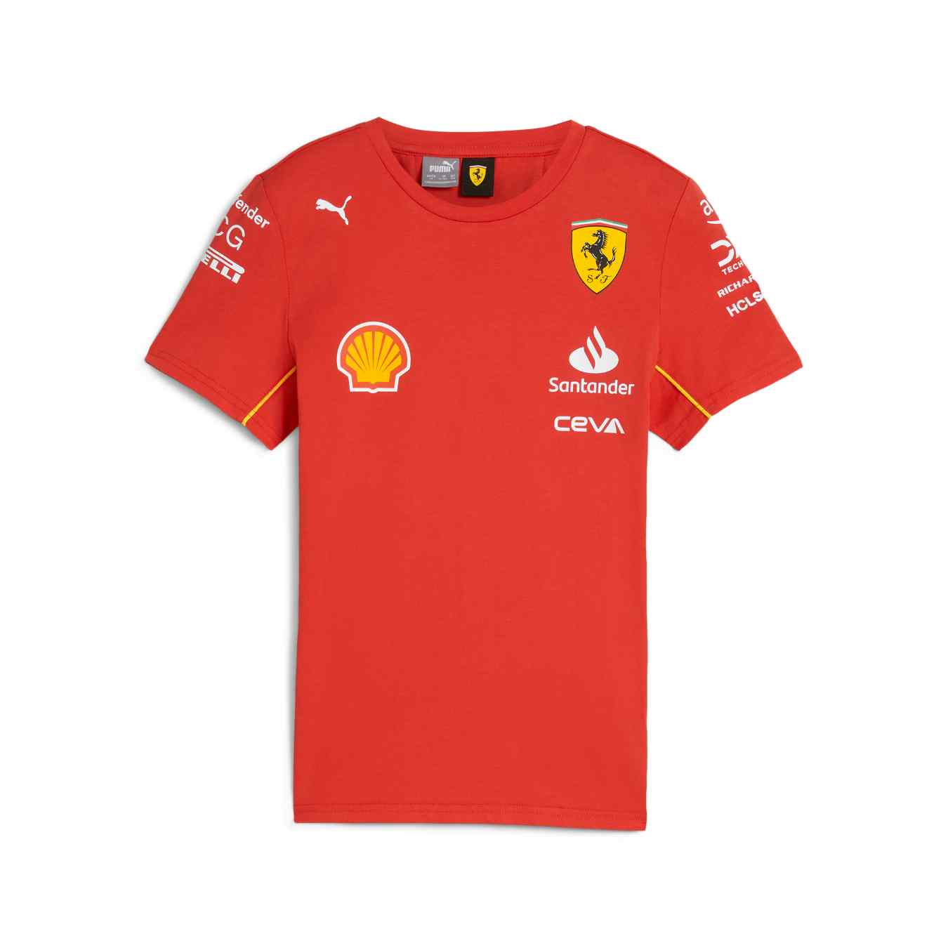 T-shirt FERRARI F1 Team Rouge pour Entant FER24_TSE_TEA