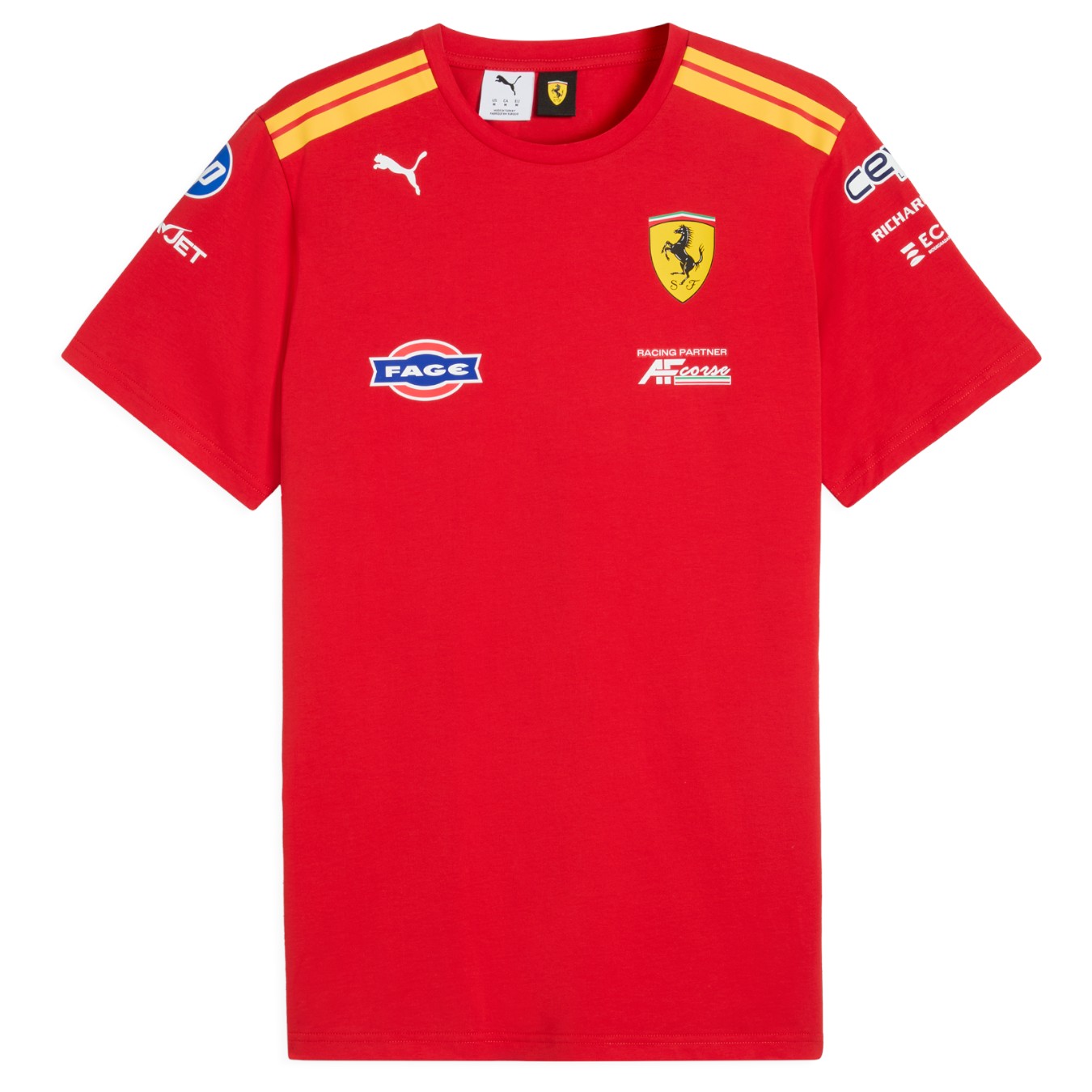 T-Shirt Ferrari Wec Hypercar Drivers Rouge Homme