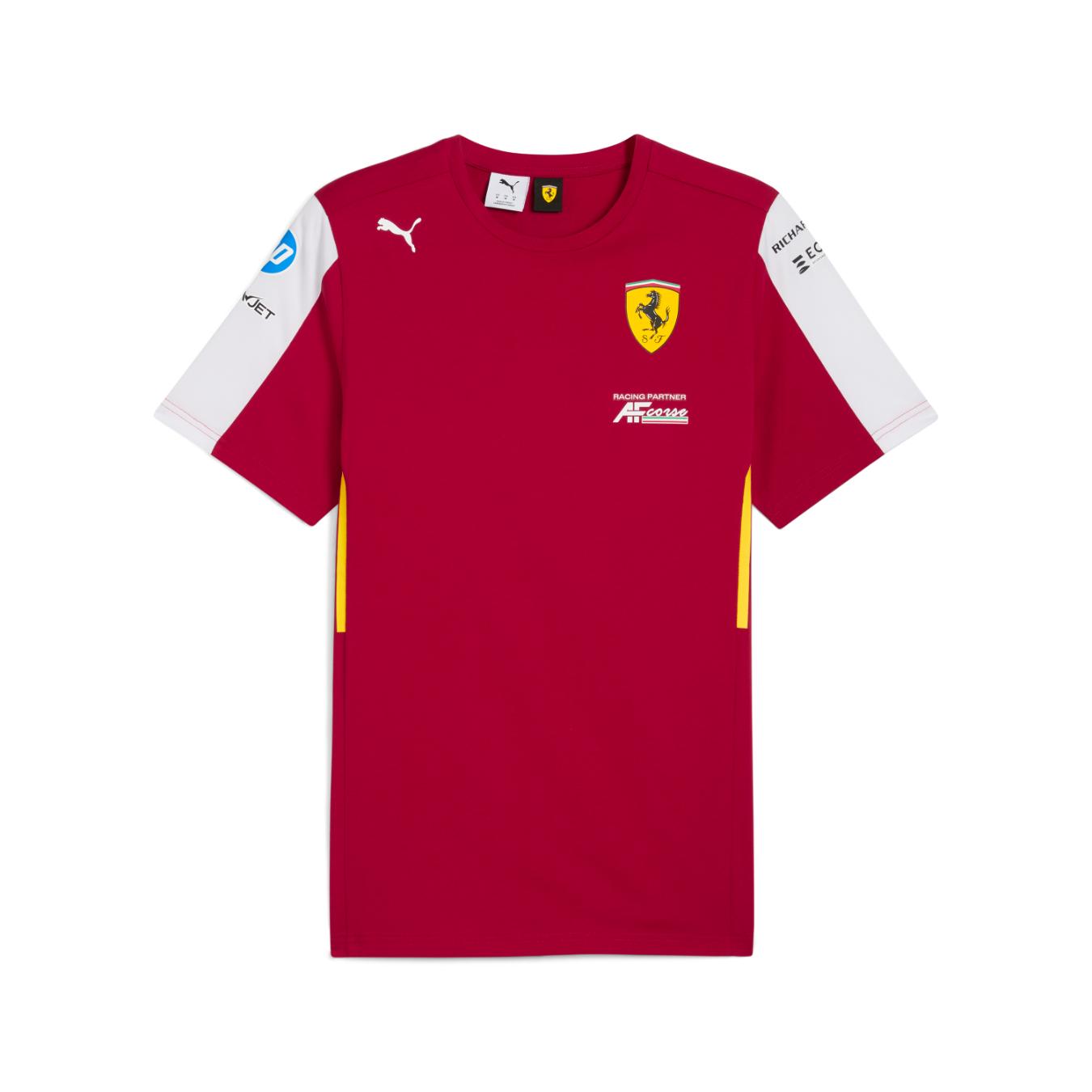 T-Shirt Ferrari WEC LMH Dark Cherry Homme