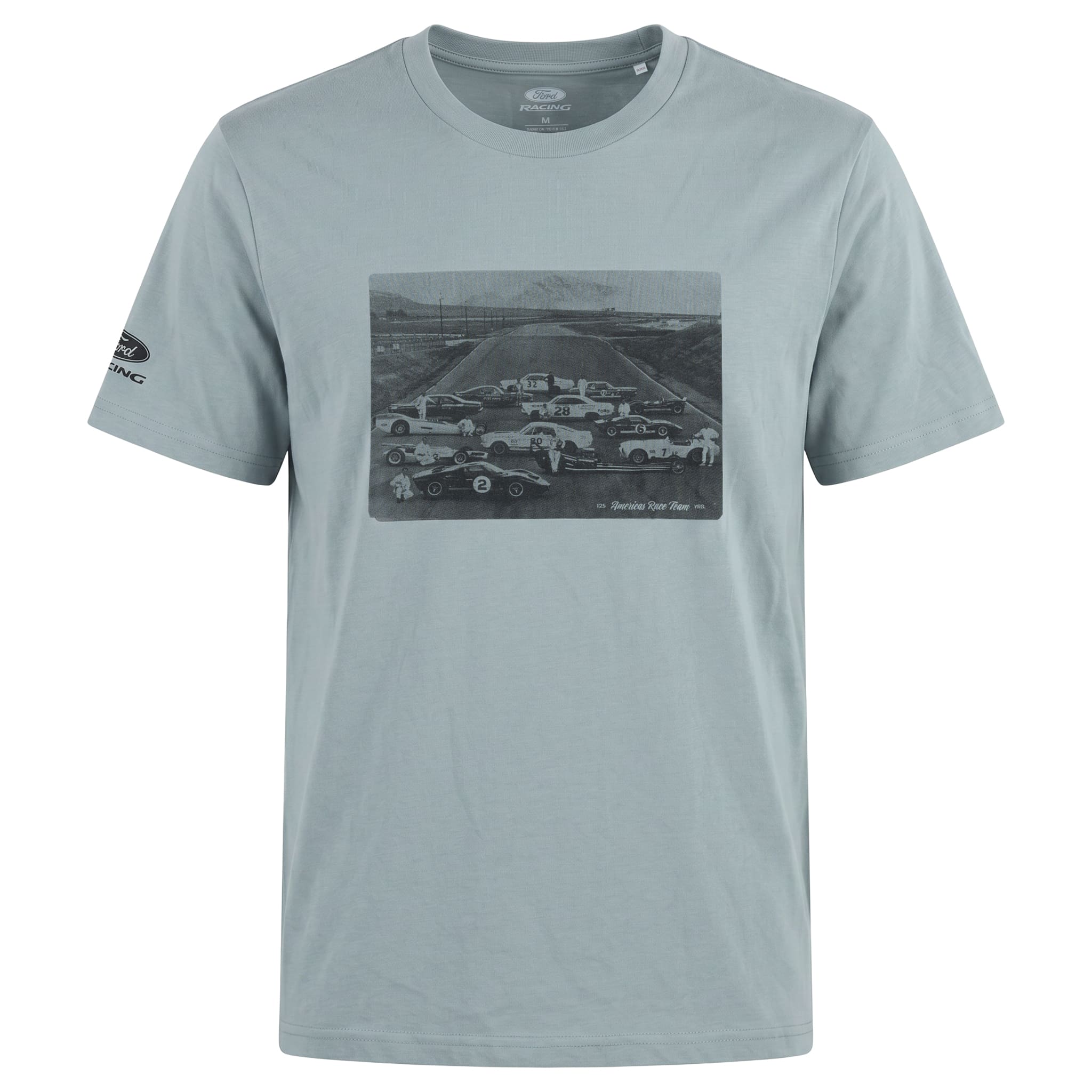 T-SHIRT FORD RACING AMERICA'S RACE TEAM GRIS