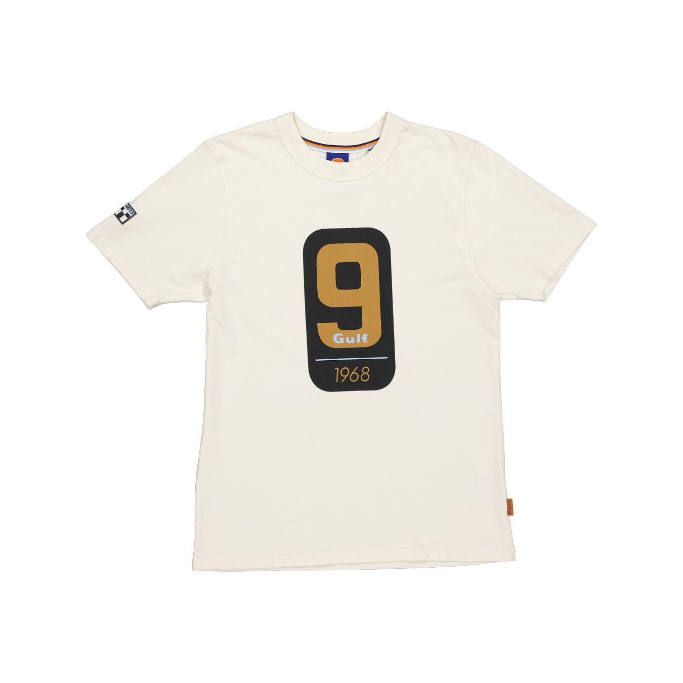 T-Shirt Gulf Big 9 Ecru Homme