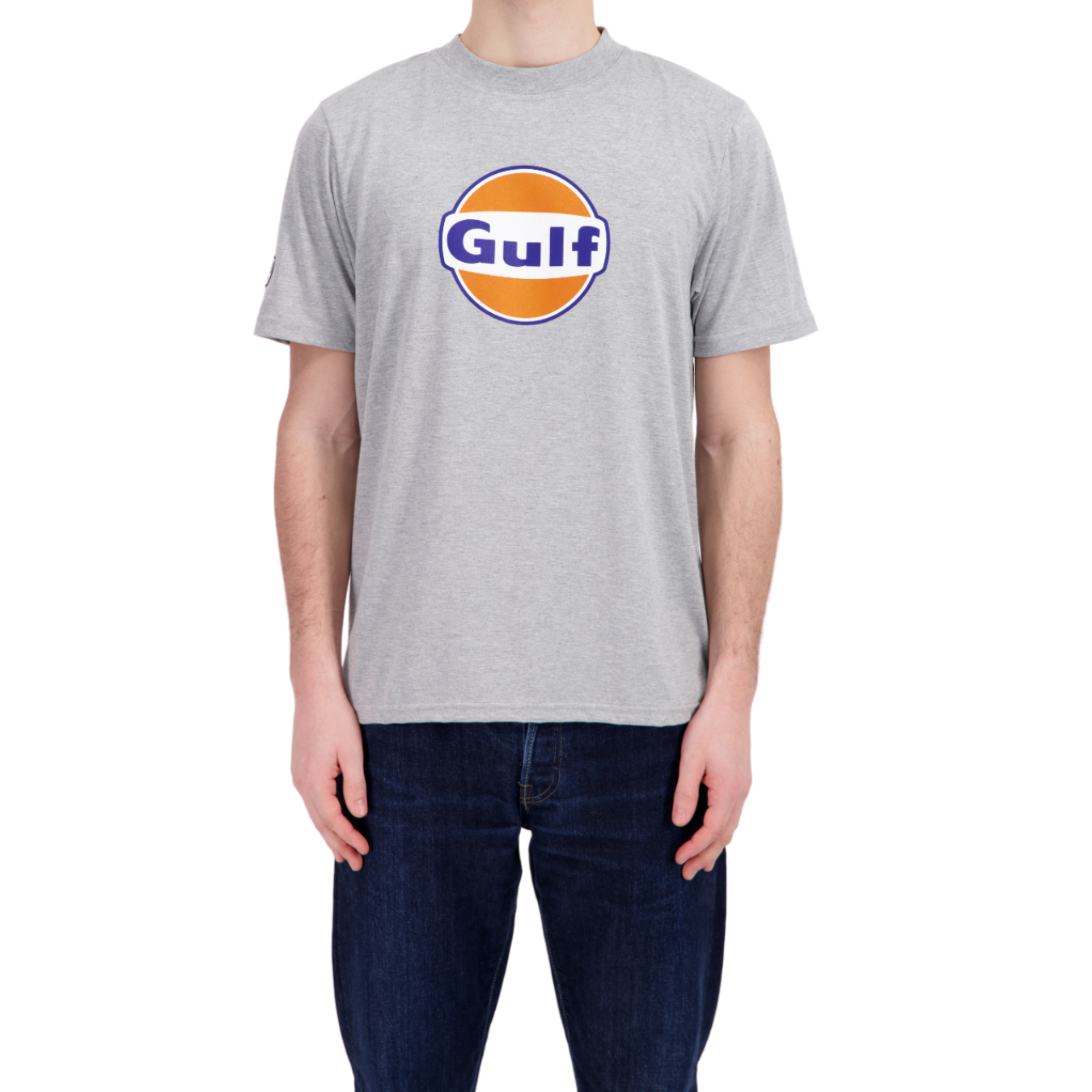 T-shirt GULF Logo Gris pour homme GUF24_TSH_LOG