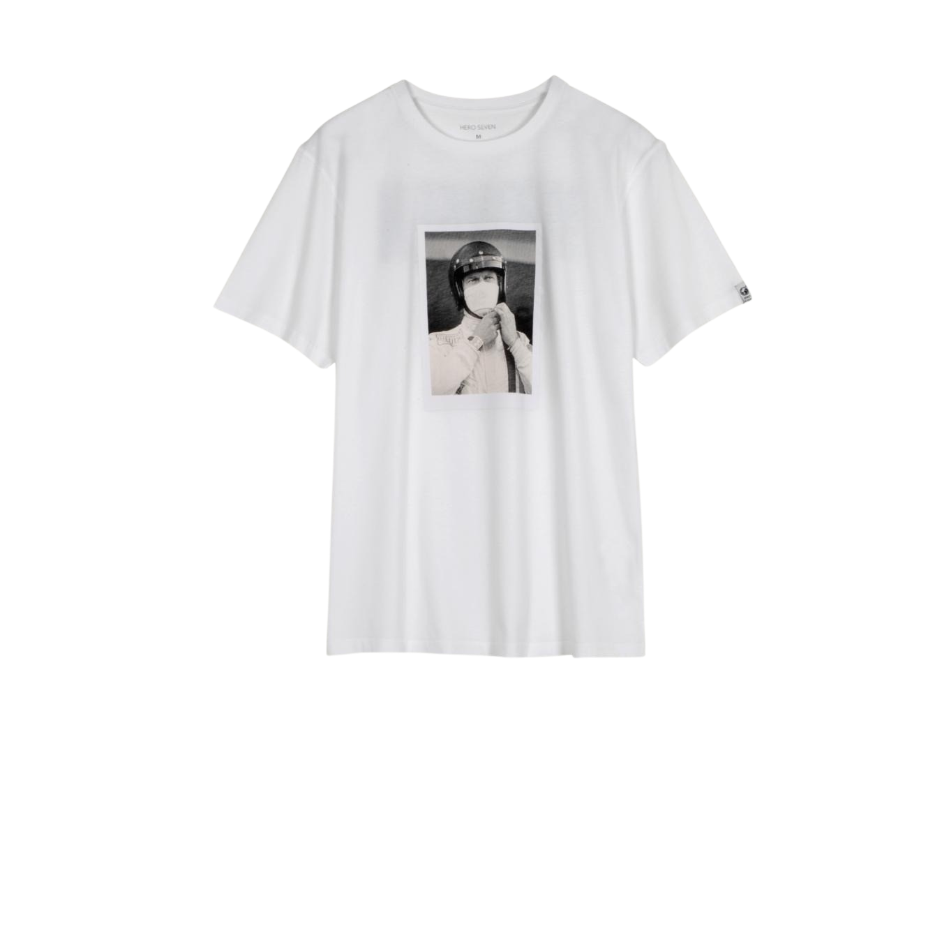 T-Shirt Hero Seven Racing Blanc Homme