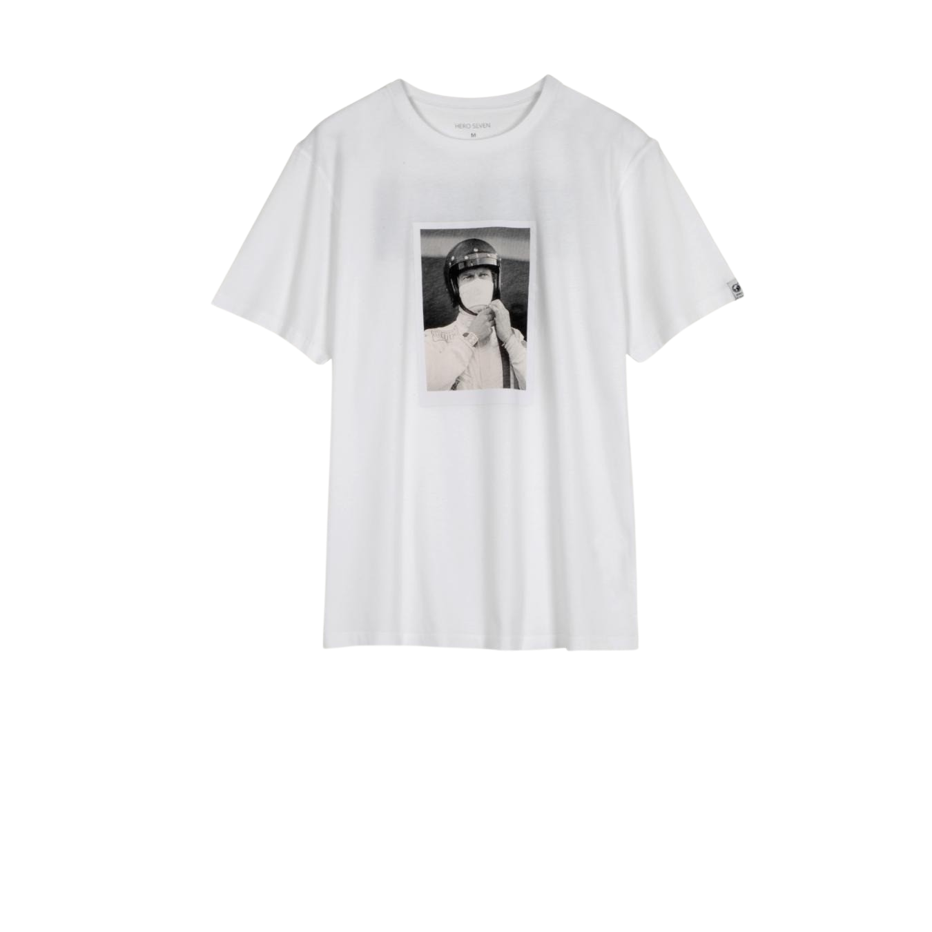 T-Shirt Hero Seven Racing Blanc Homme