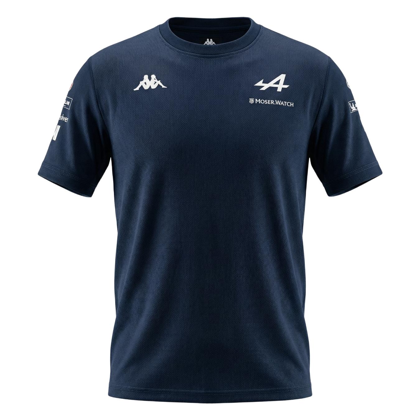 T-Shirt Homme Alpine WEC Adolimo Bleu Marine