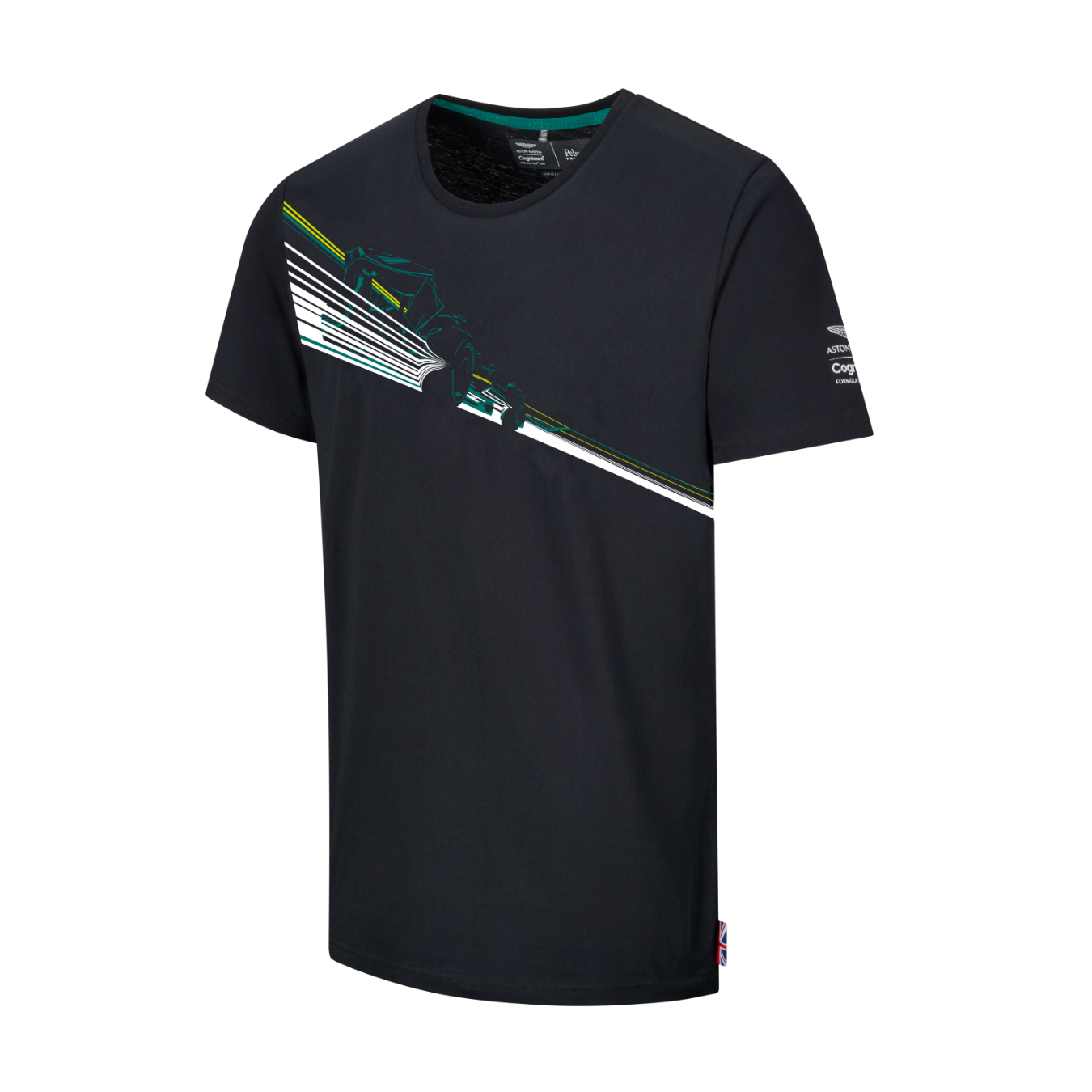 T-shirt homme ASTON MARTIN Graphic noir