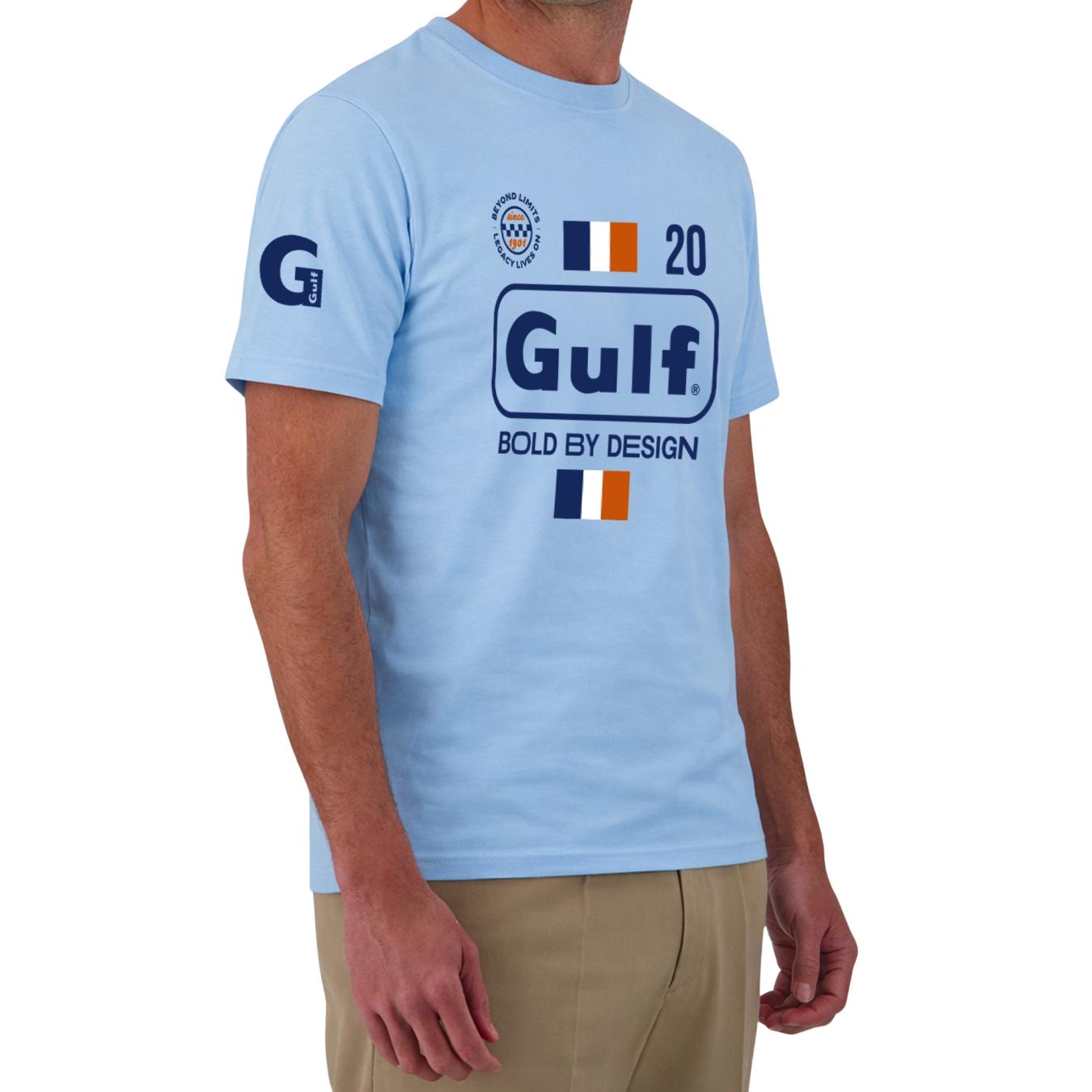 T-Shirt Homme Gulf Bold Classic Light Blue