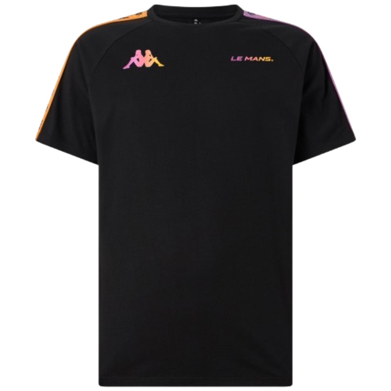 T-Shirt Kappa Banda Ran 24H du Mans Noir Homme