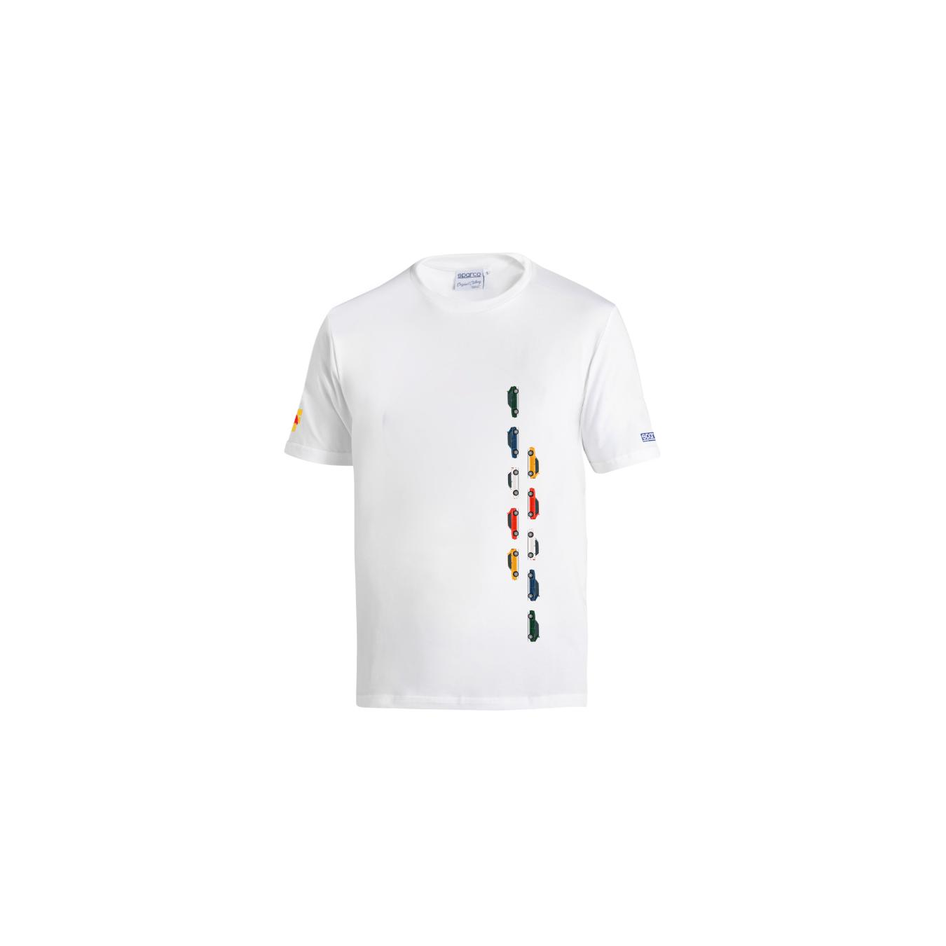 T-shirt Lancia Delta HF Collection Blanc SPARCO