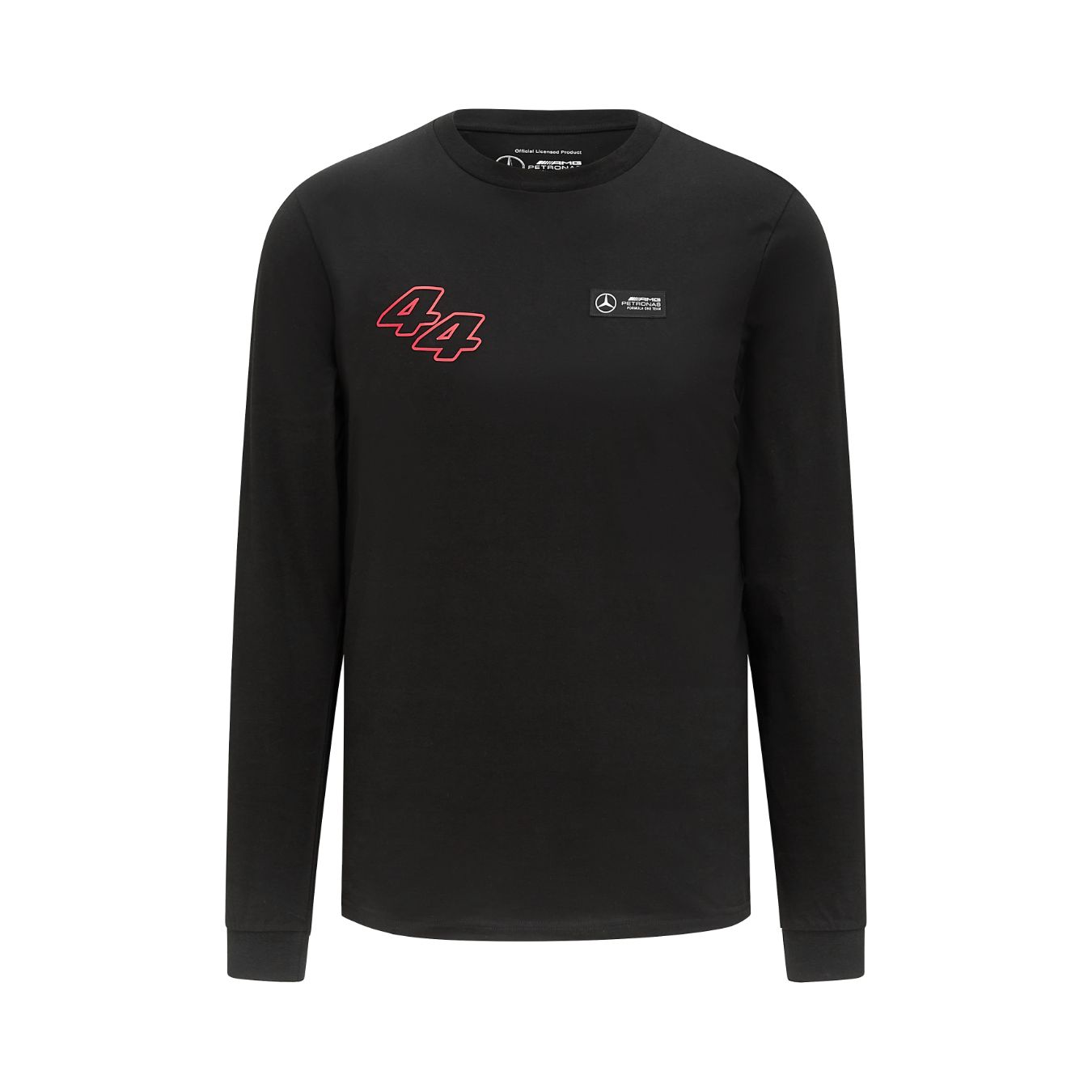 T-Shirt Manches longues MERCEDES AMG LH44 Néon noir pour Homme