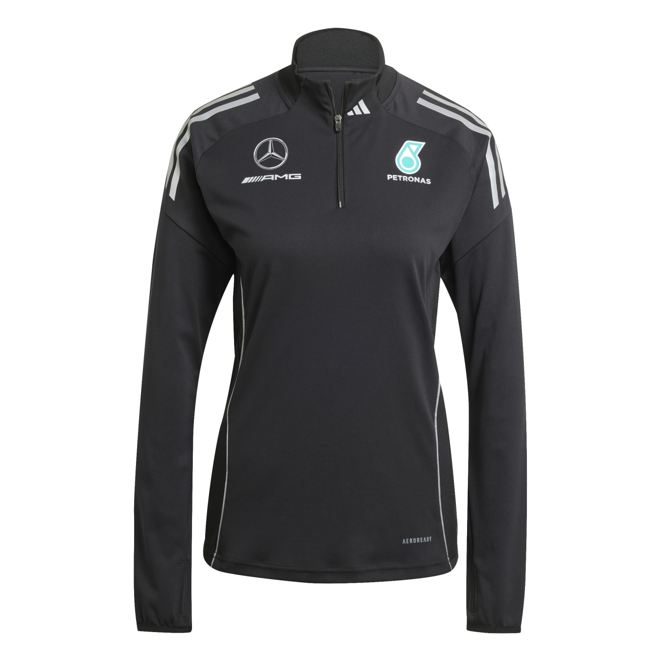 T-shirt manches longues Mercedes AMG Team noir femme