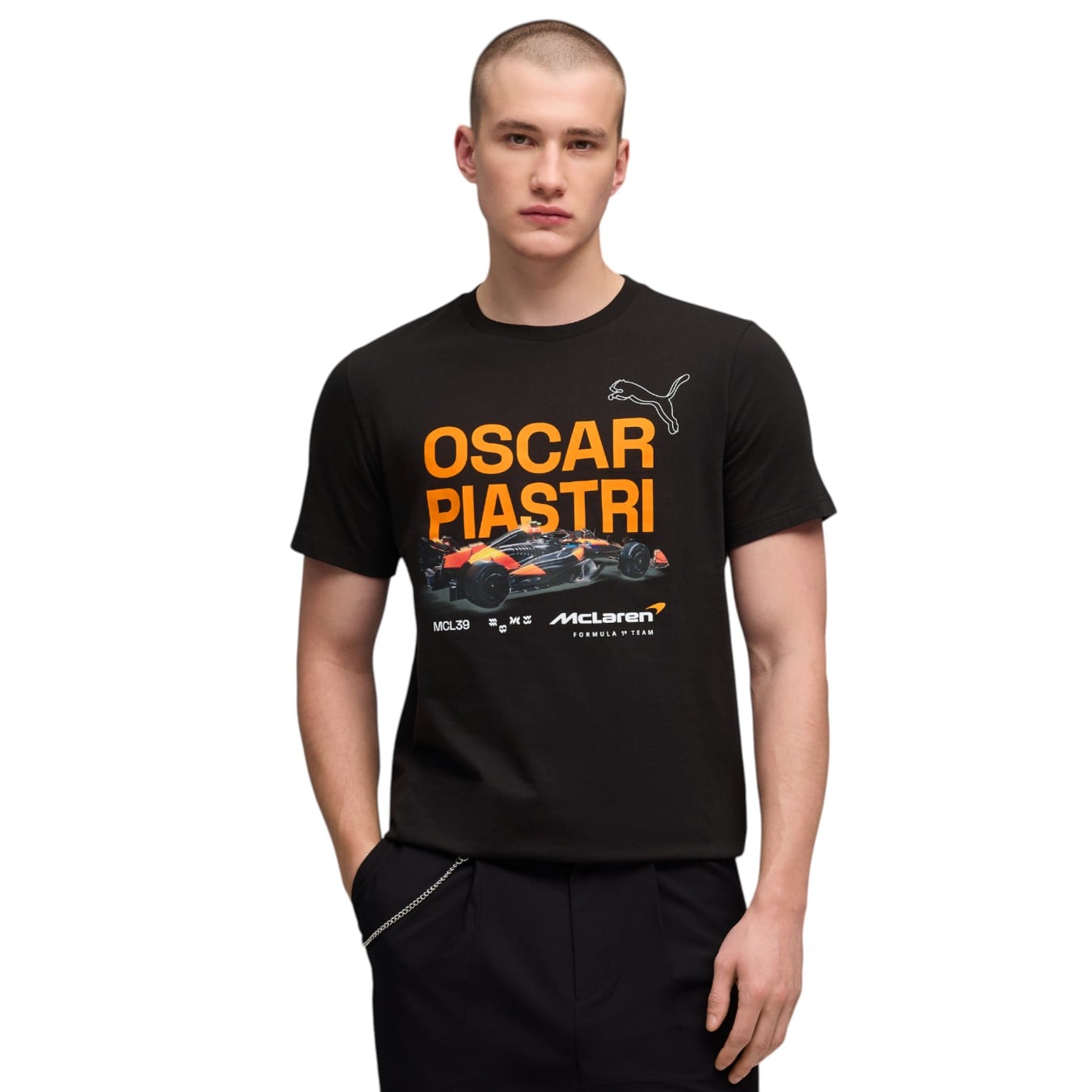 T-Shirt McLaren F1 Team lando Norris Orange Homme