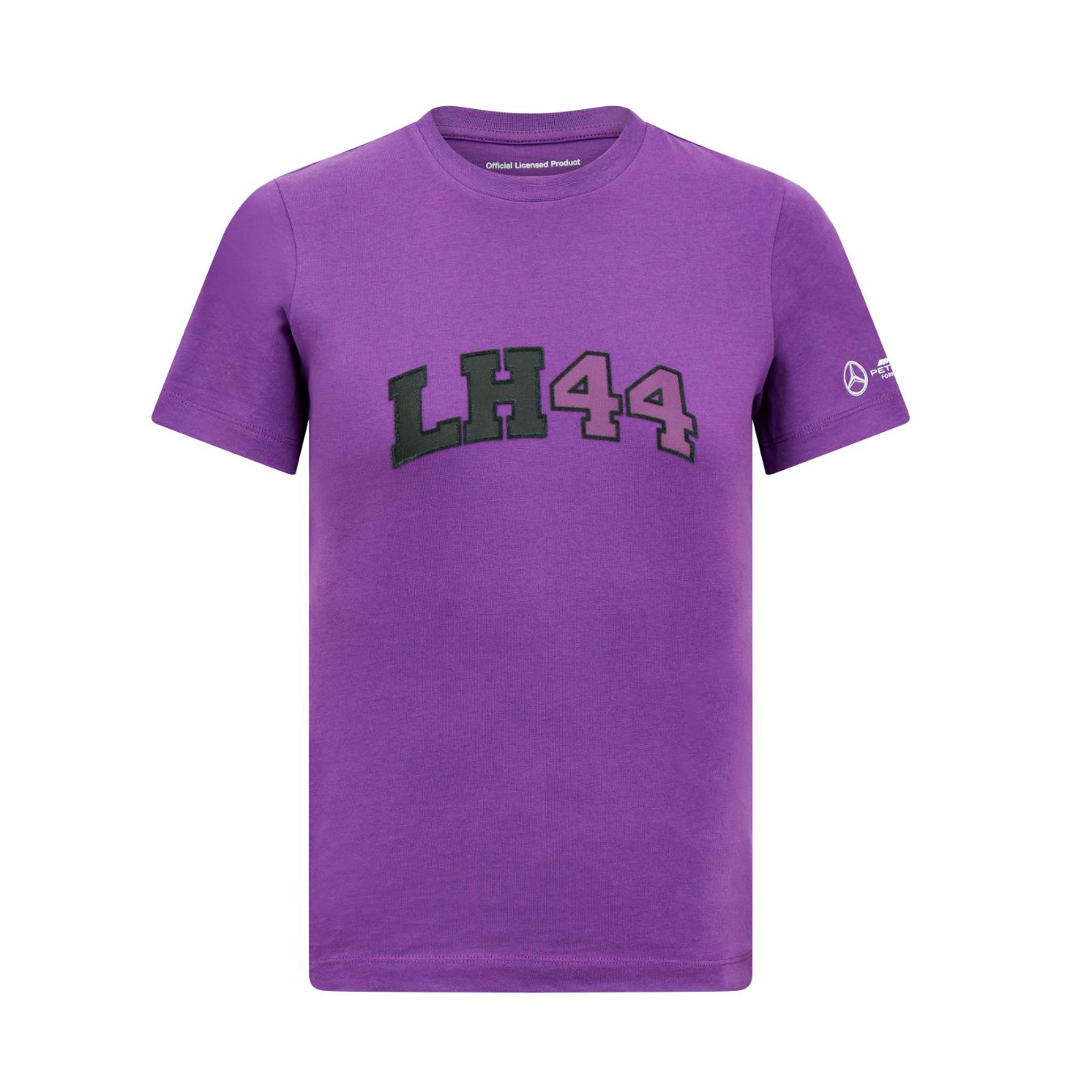 T-shirt MERCEDES AMG Lewis Hamilton violet pour enfant