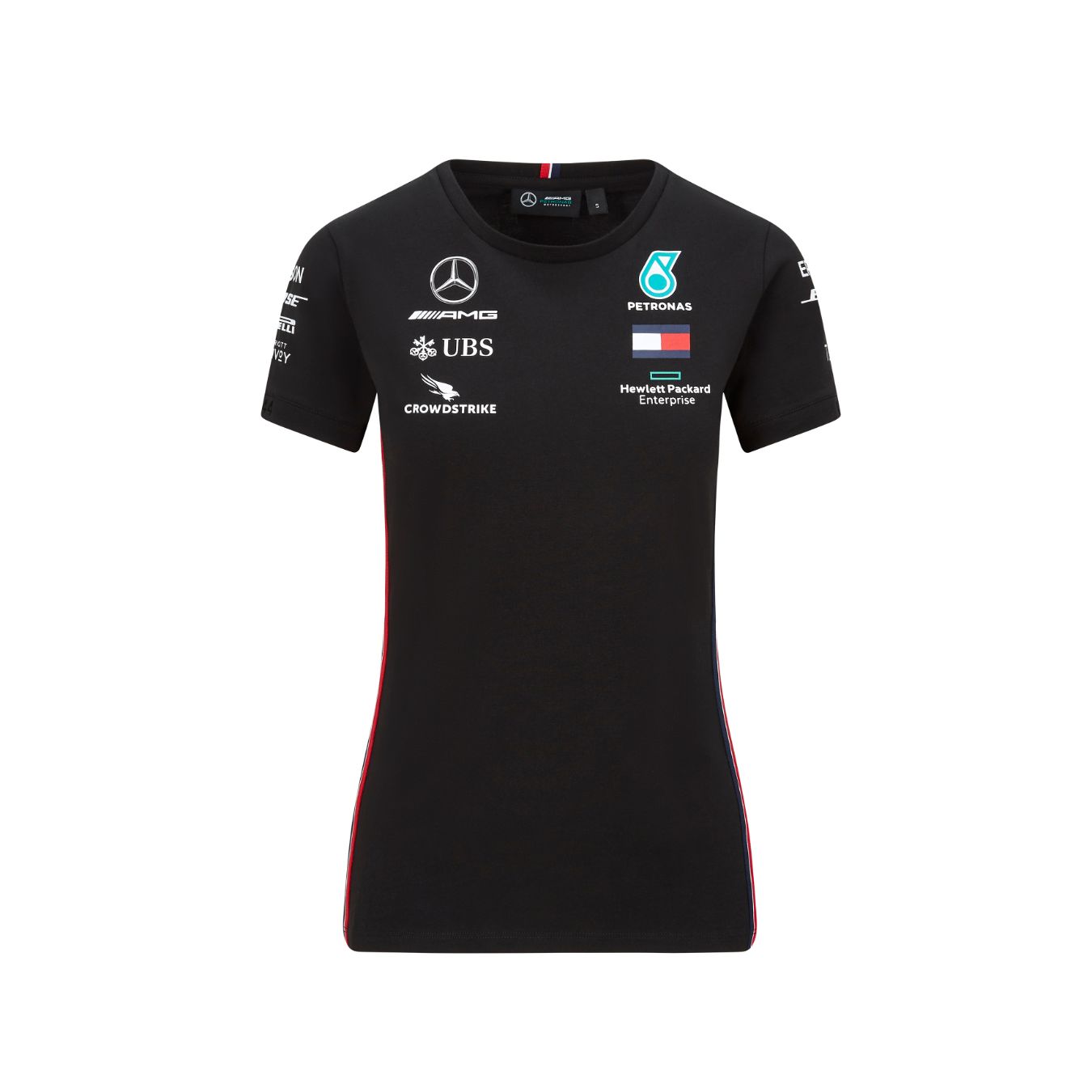 T-shirt MERCEDES AMG PETRONAS MOTORSPORT Driver Team 2020 noir pour femme