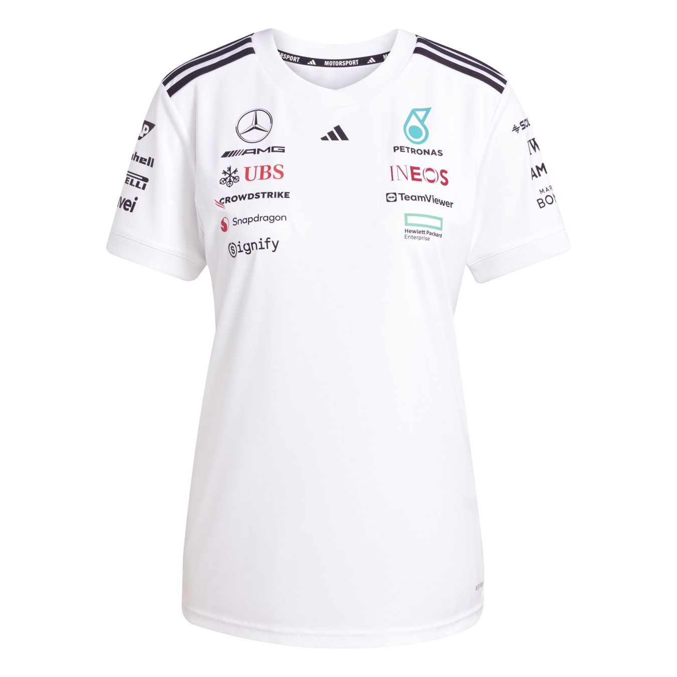 T-shirt Mercedes AMG Team blanc femme
