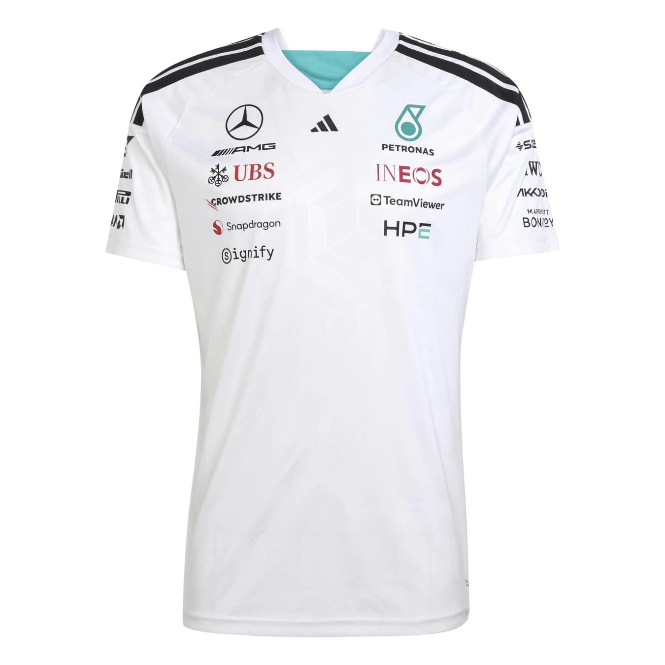 T-shirt Mercedes AMG Team Blanc