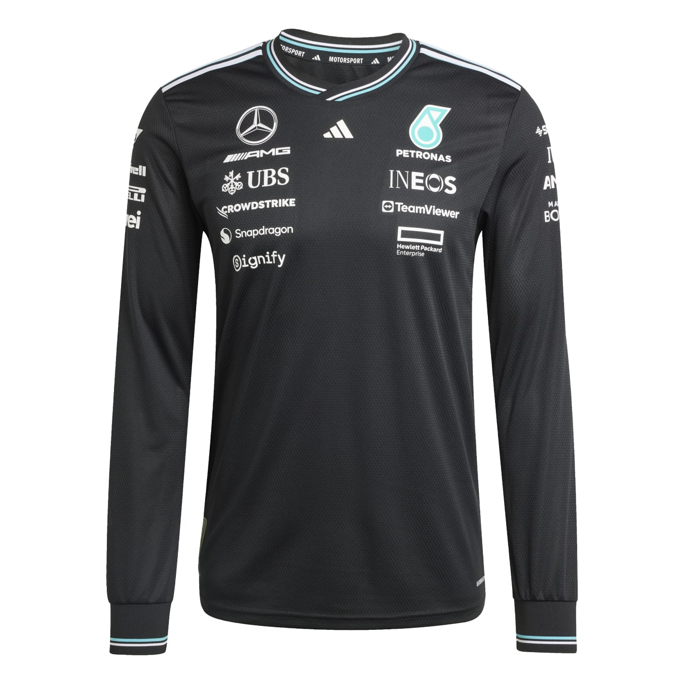 T-shirt Mercedes AMG Team ml noir homme