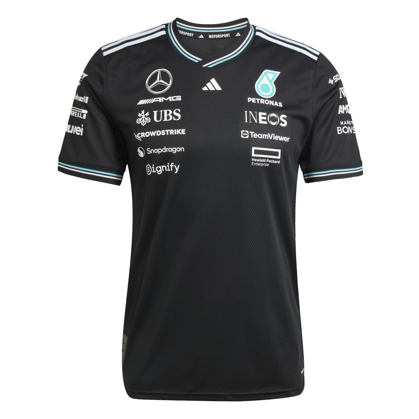 T-shirt Mercedes AMG Team noir homme