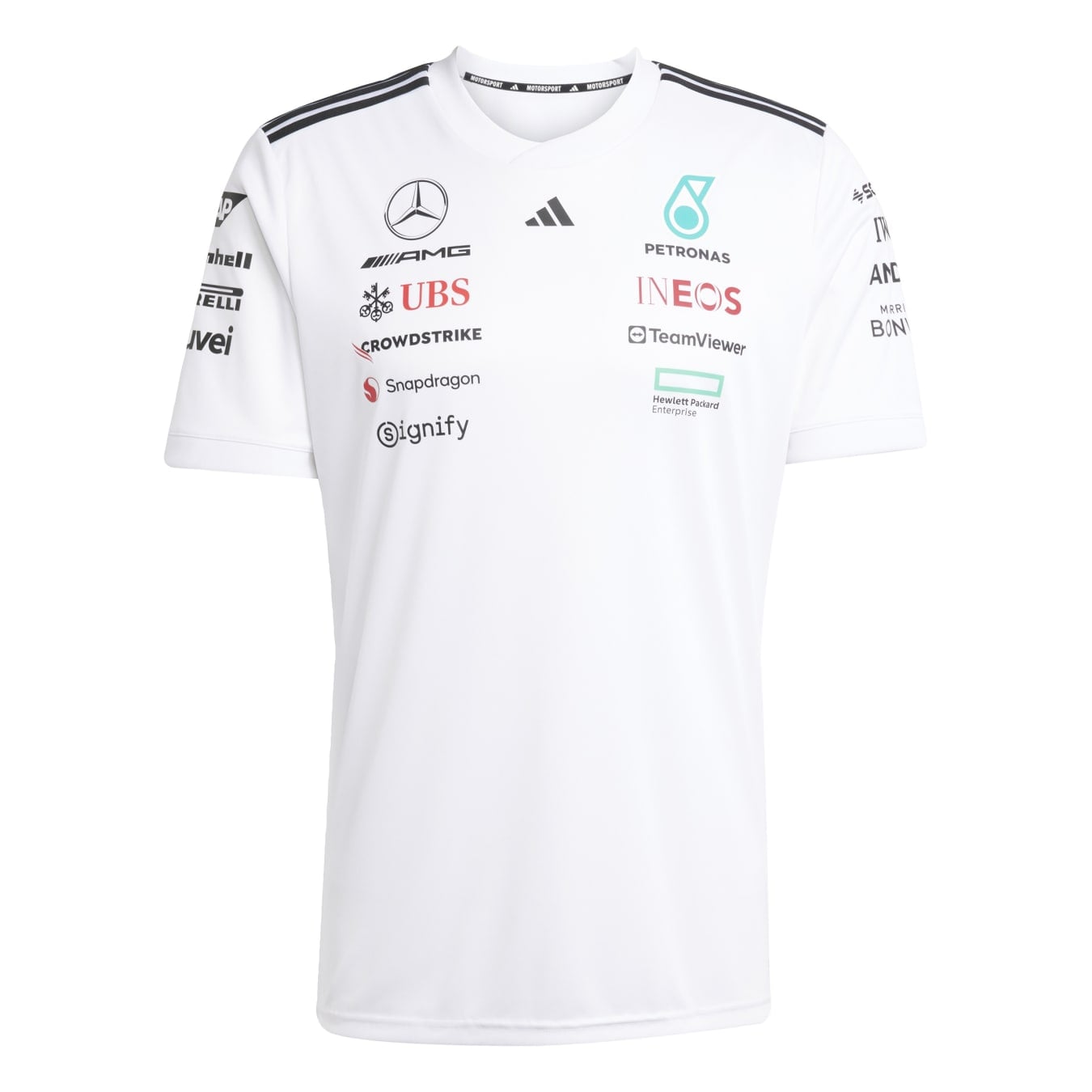 T-shirt Mercedes AMG Team sy blanc homme