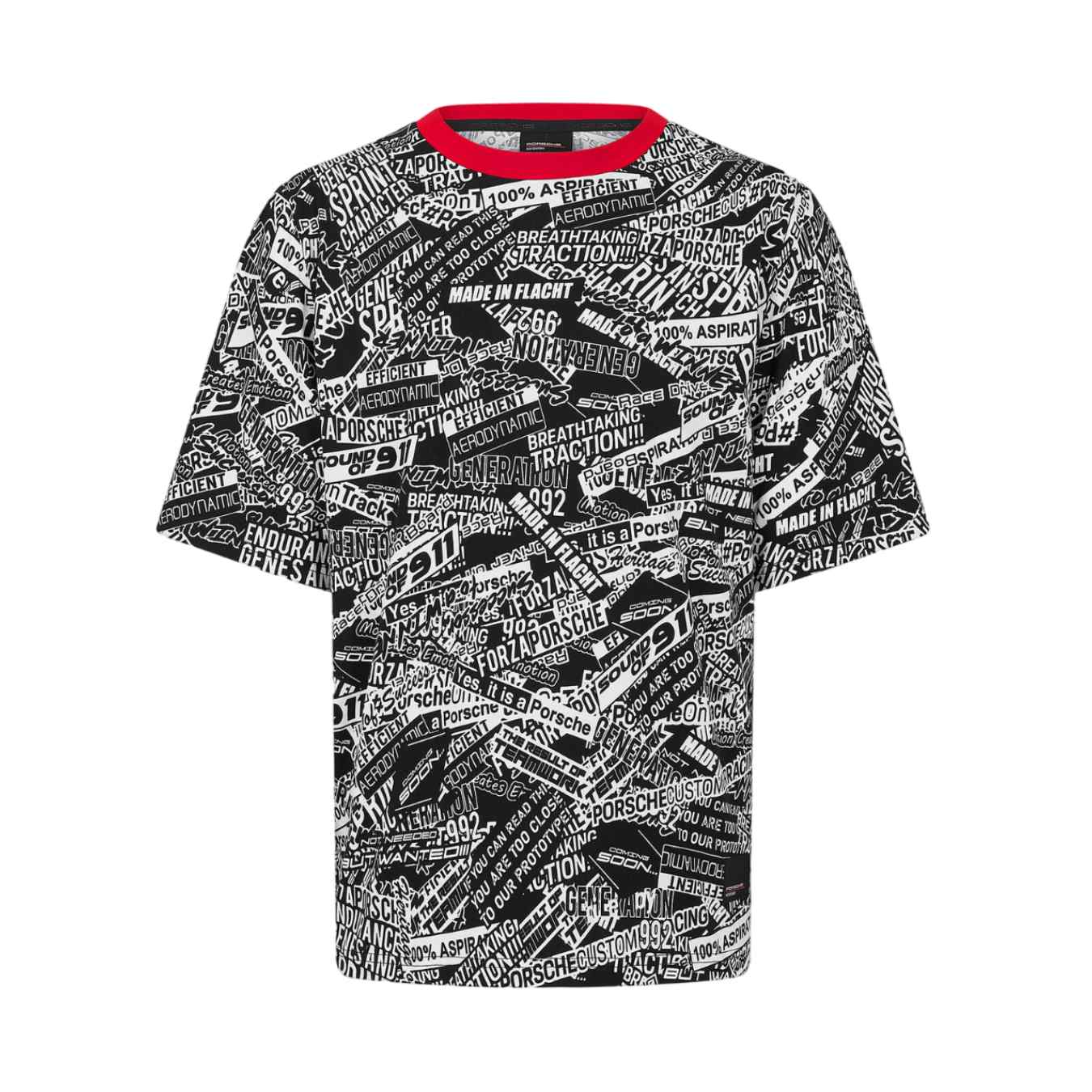 T-shirt PORSCHE Oversize Noir pour Homme POR24_TSH_OVE sur