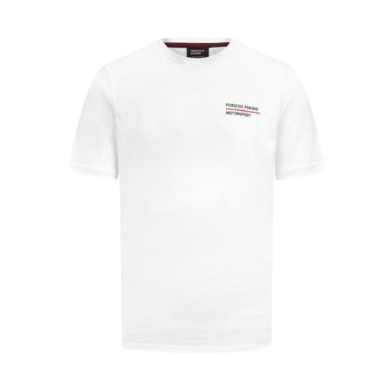 T-Shirt Porsche Penske Car Graphic Ts Blanc Homme