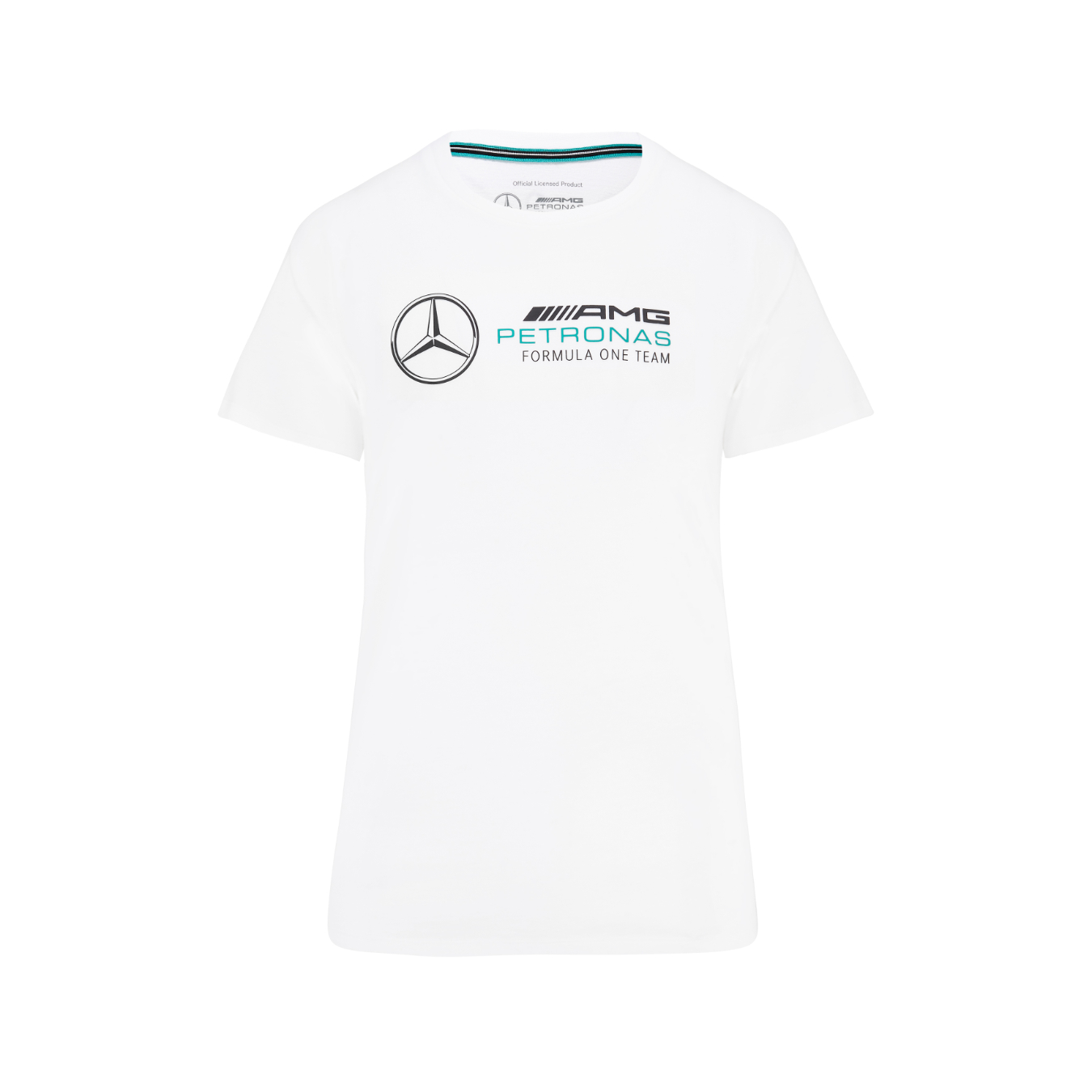 T-shirt pour femme avec logo MERCEDES AMG blanc
