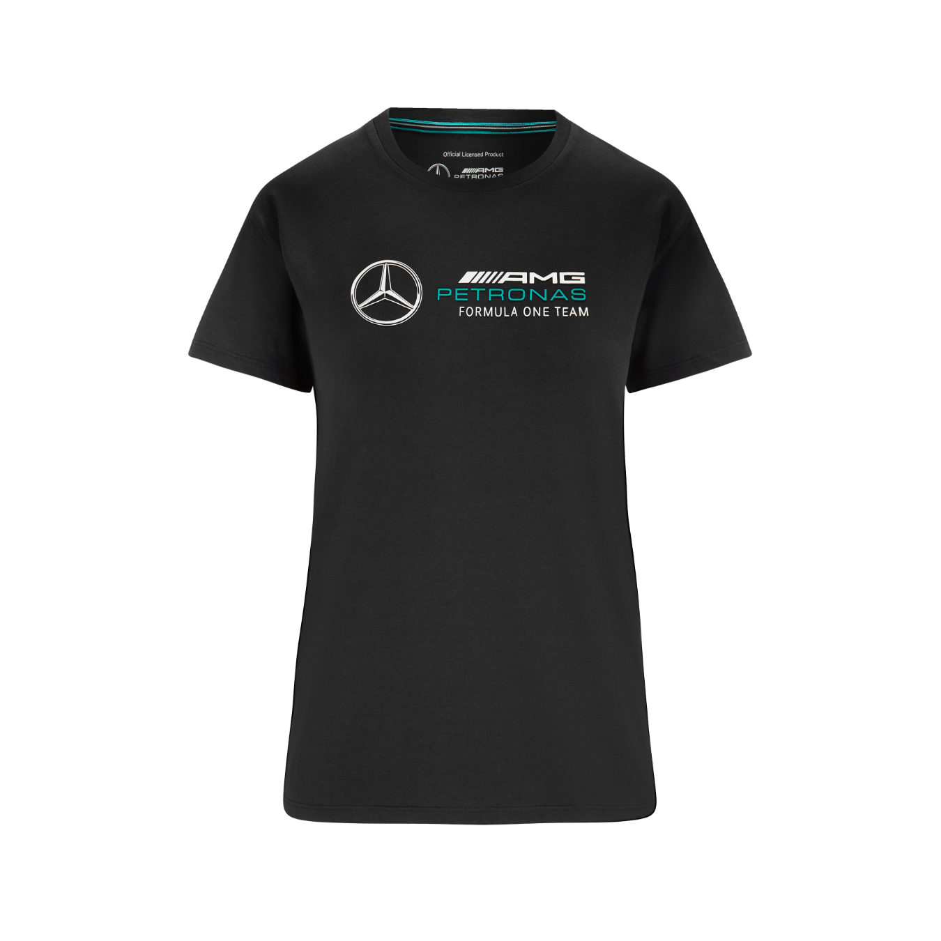 T-shirt pour femme avec logo MERCEDES AMG noir