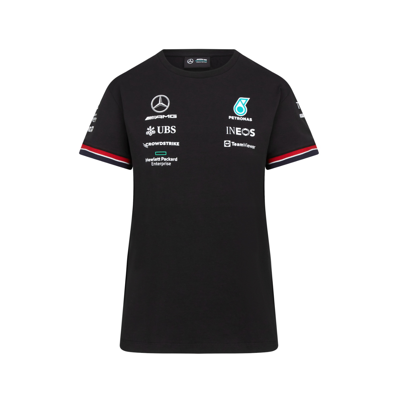 T-shirt pour femme MERCEDES AMG Driver 2022 noir