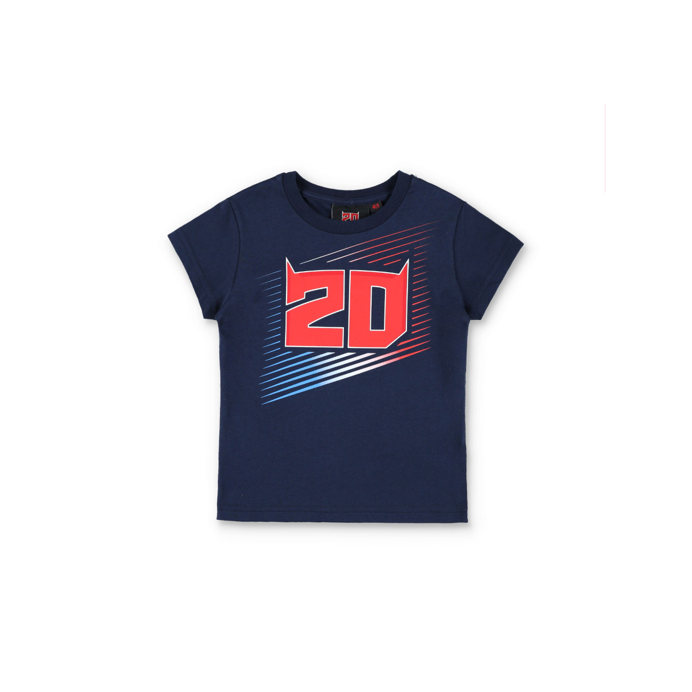 T-shirt QUARTARARO Bandes 20 Bleu pour enfant
