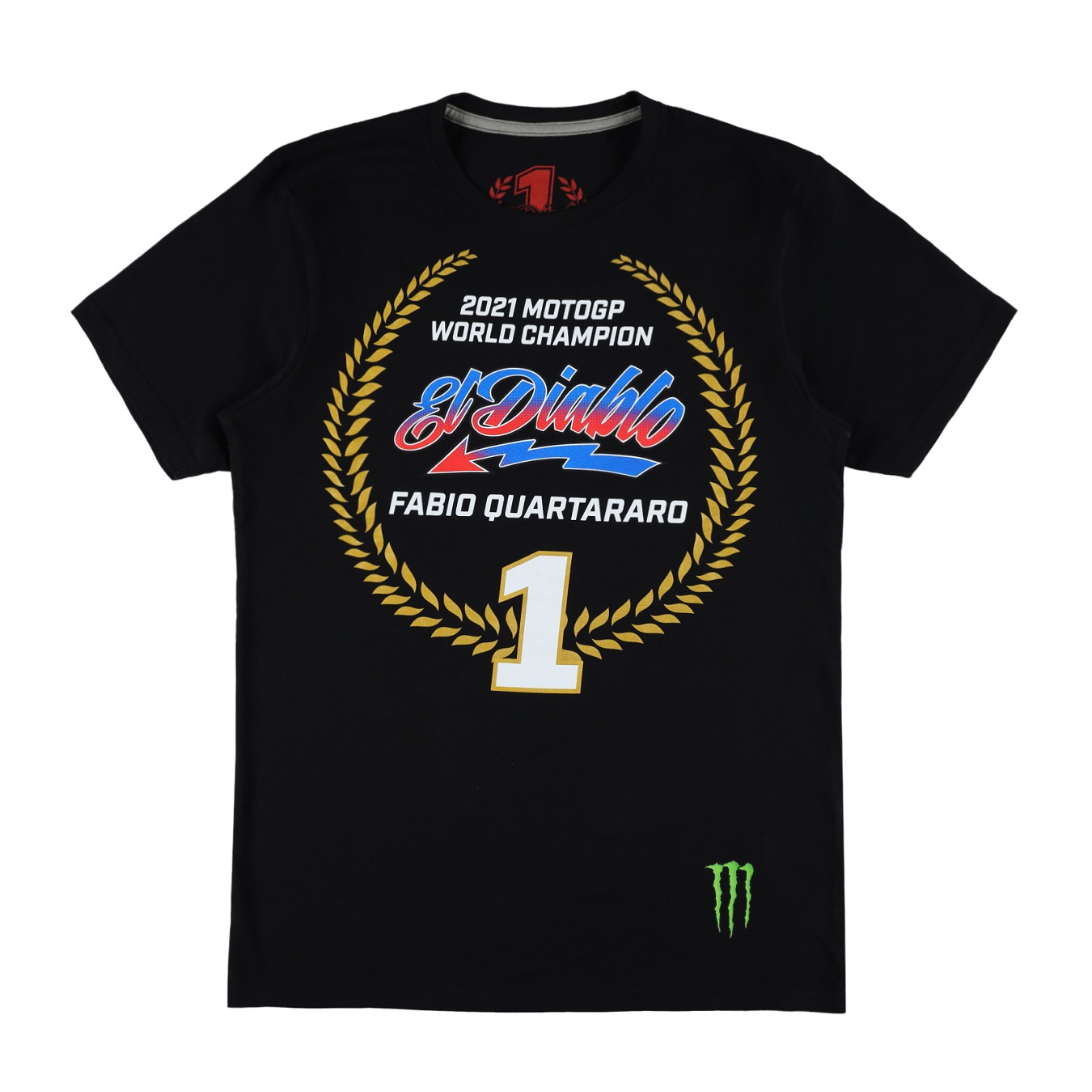 T-shirt QUARTARARO Champion noir unisexe