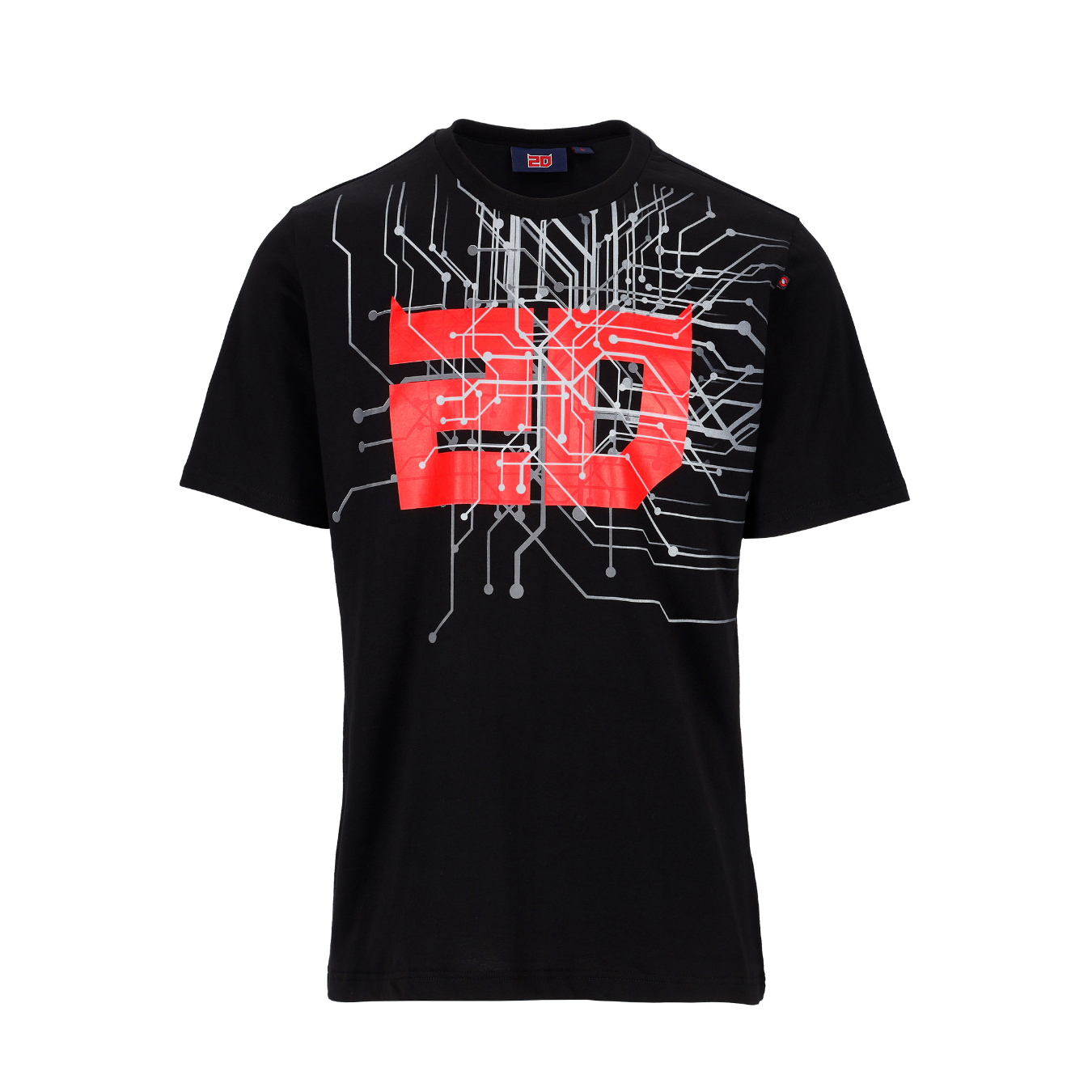 T-shirt QUARTARARO Cyber 20 Noir pour homme