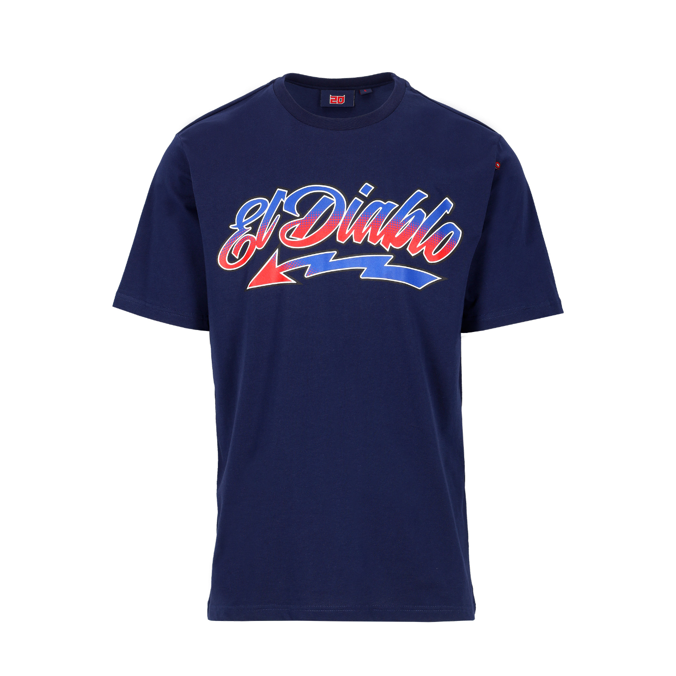 T-shirt QUARTARARO El Diablo Bleu pour homme