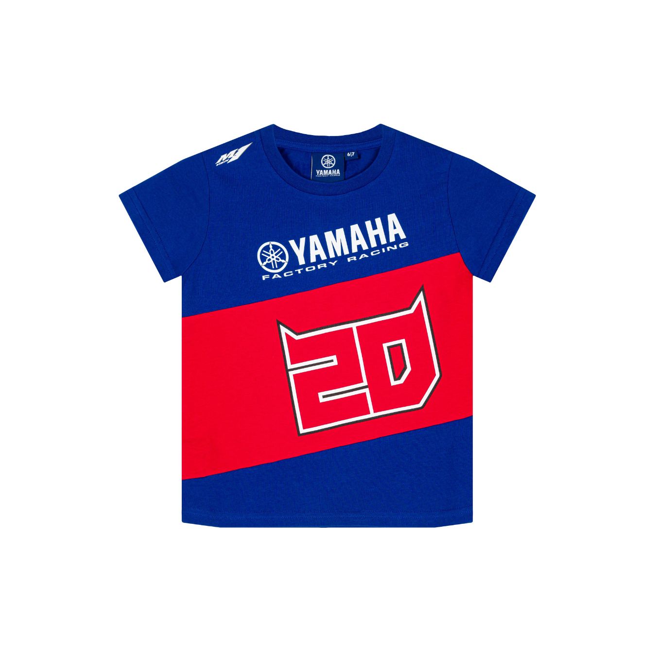 T shirt QUARTARARO YAMAHA rouge pour enfant
