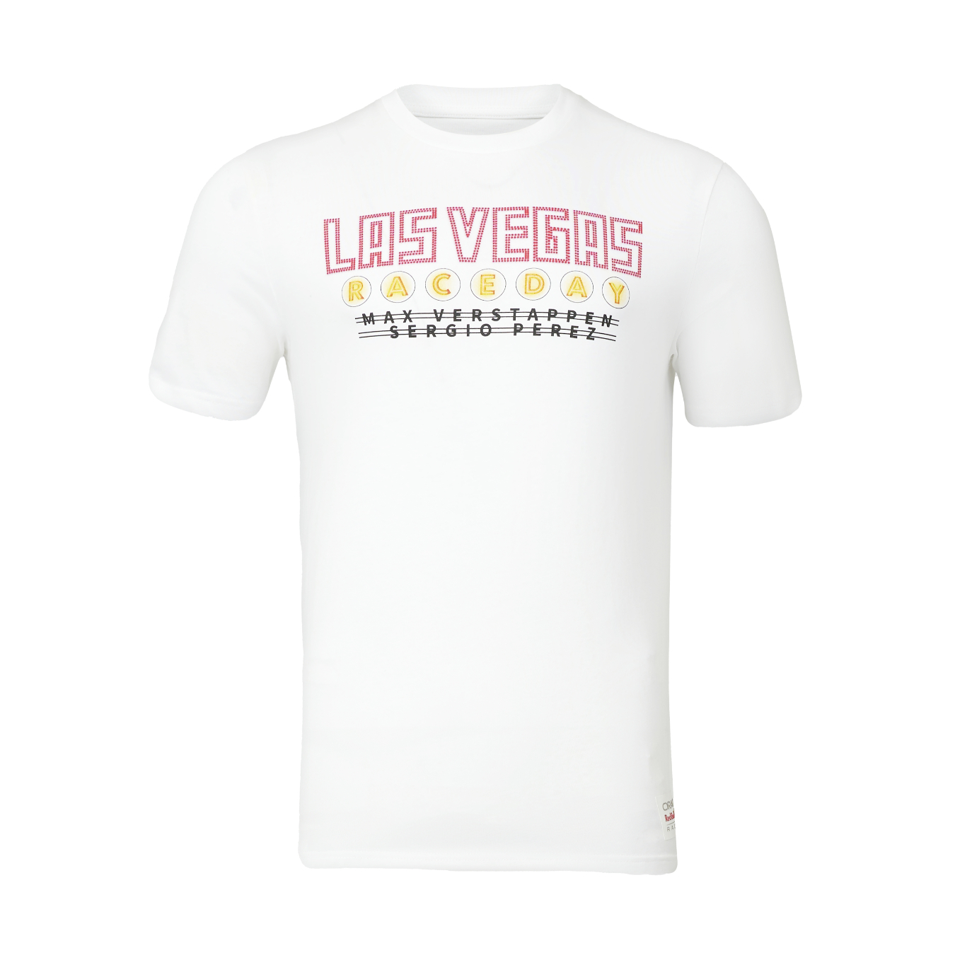 T-shirt RED BULL Castore GP Las Vegas Blanc unisexe