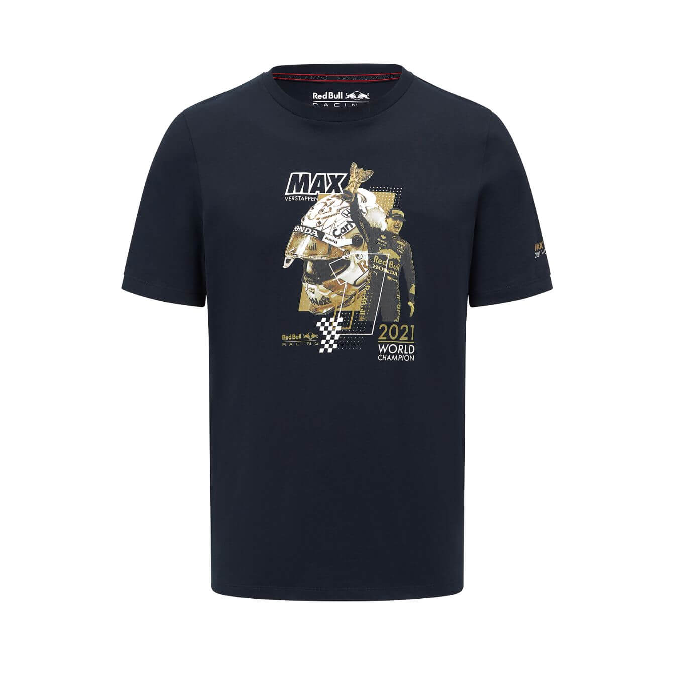 T-Shirt RED BULL RACING VERSTAPPEN Tribute Graph Bleu pour Homme