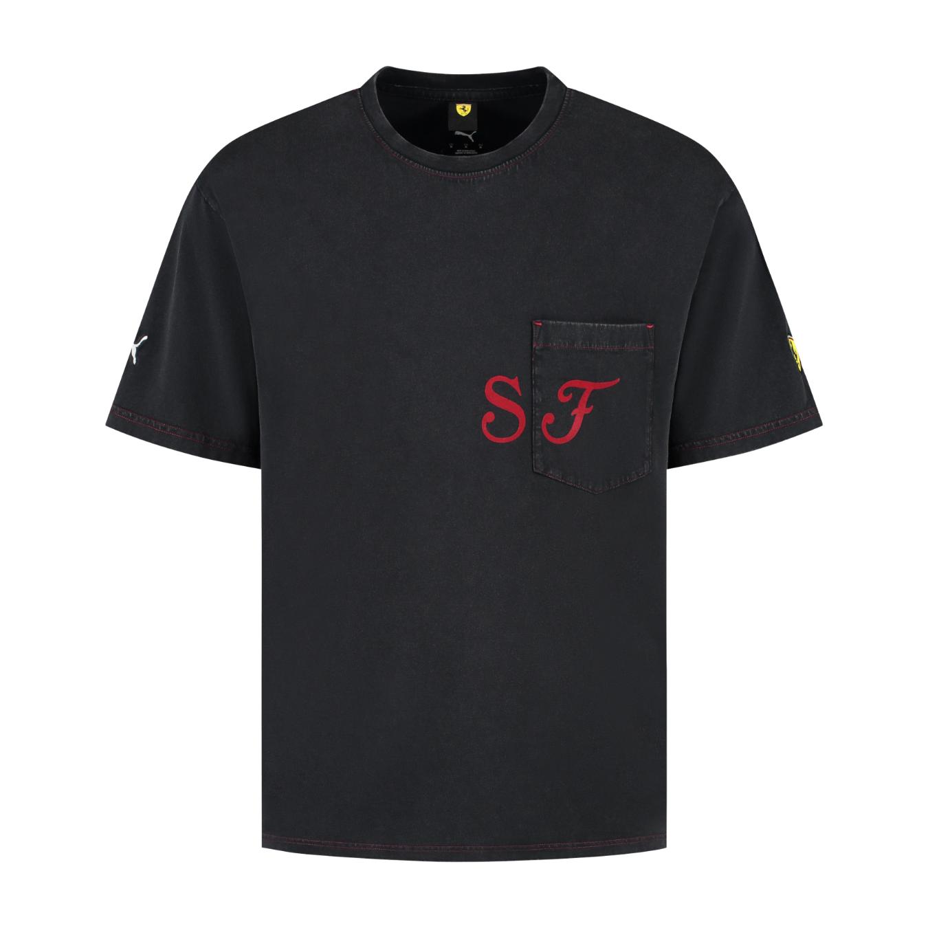 T-Shirt Scuderia Ferrari Graphic Tee Noir Homme