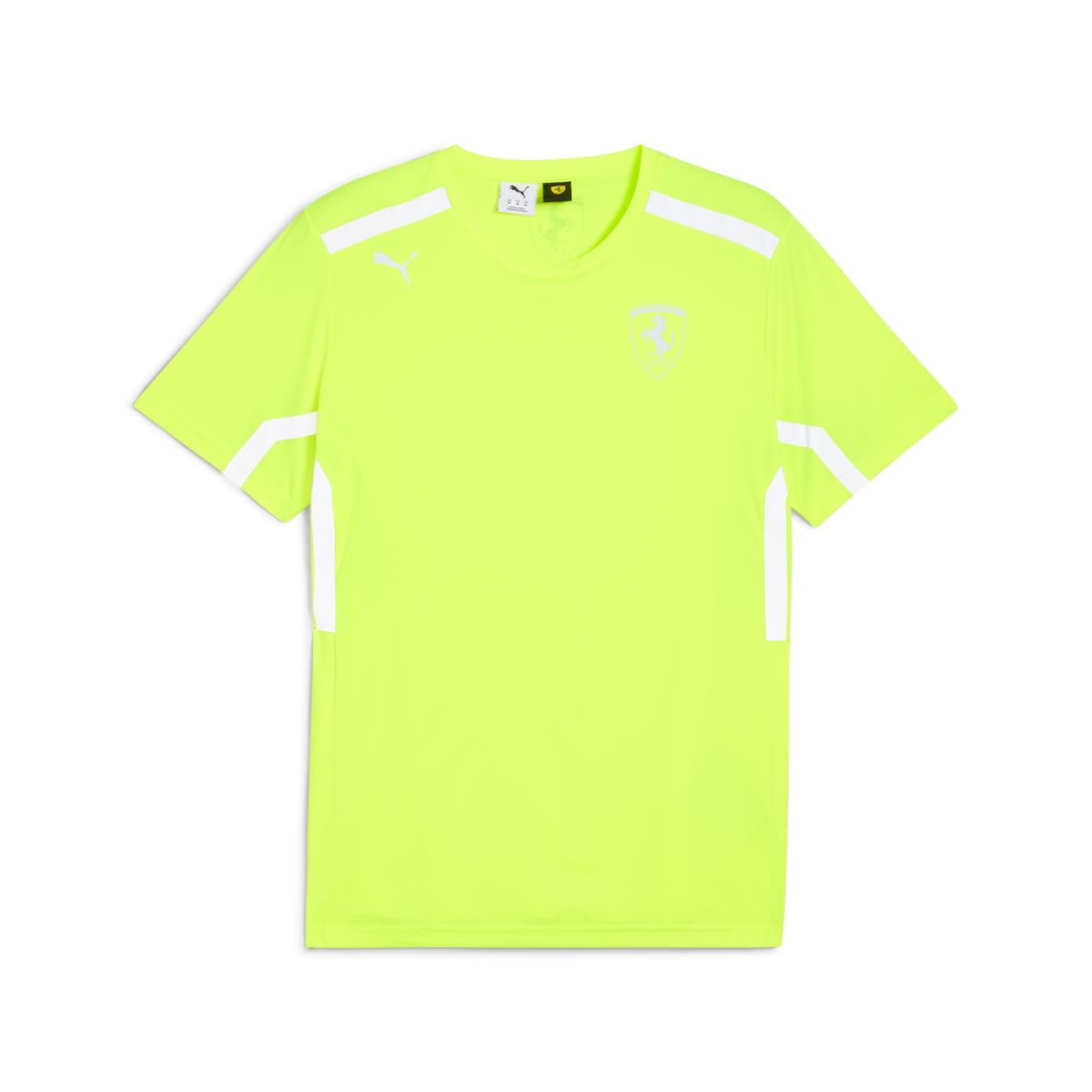 T-Shirt Scuderia Ferrari Team Set Up Jaune Homme