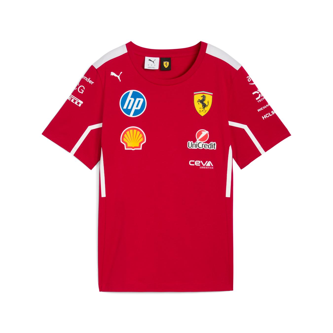 T-Shirt Scuderia Ferrari Team Tee Dark Cherry Homme