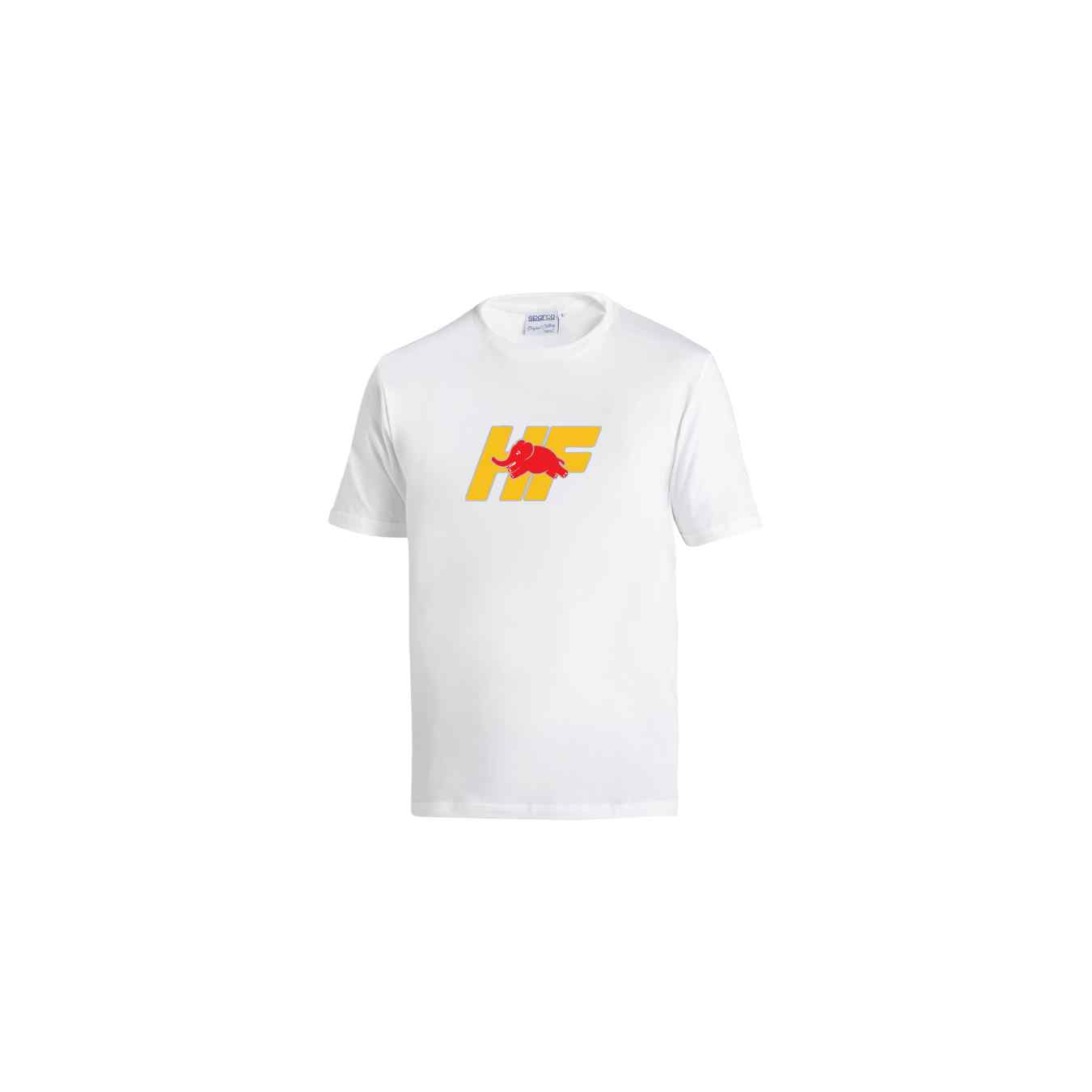 T Shirt SPARCO X LANCIA HF Blanc Jaune