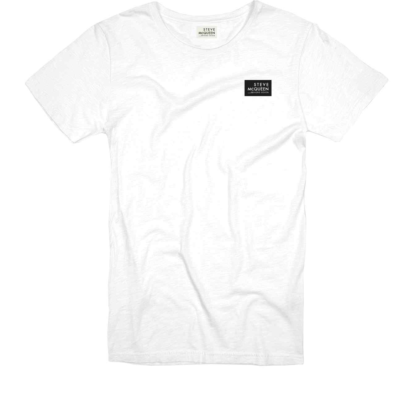 T-shirt STEVE MCQUEEN Hero Seven Printemps Blanc pour homme