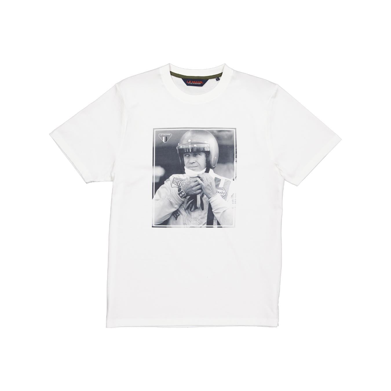 T-Shirt Steve McQueen Portrait Off White Homme