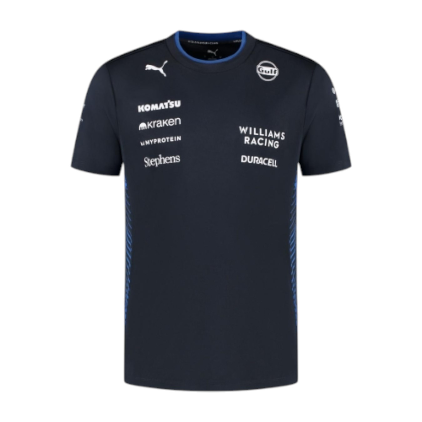 T-Shirt Williams Racing Mens Tee Navy Homme