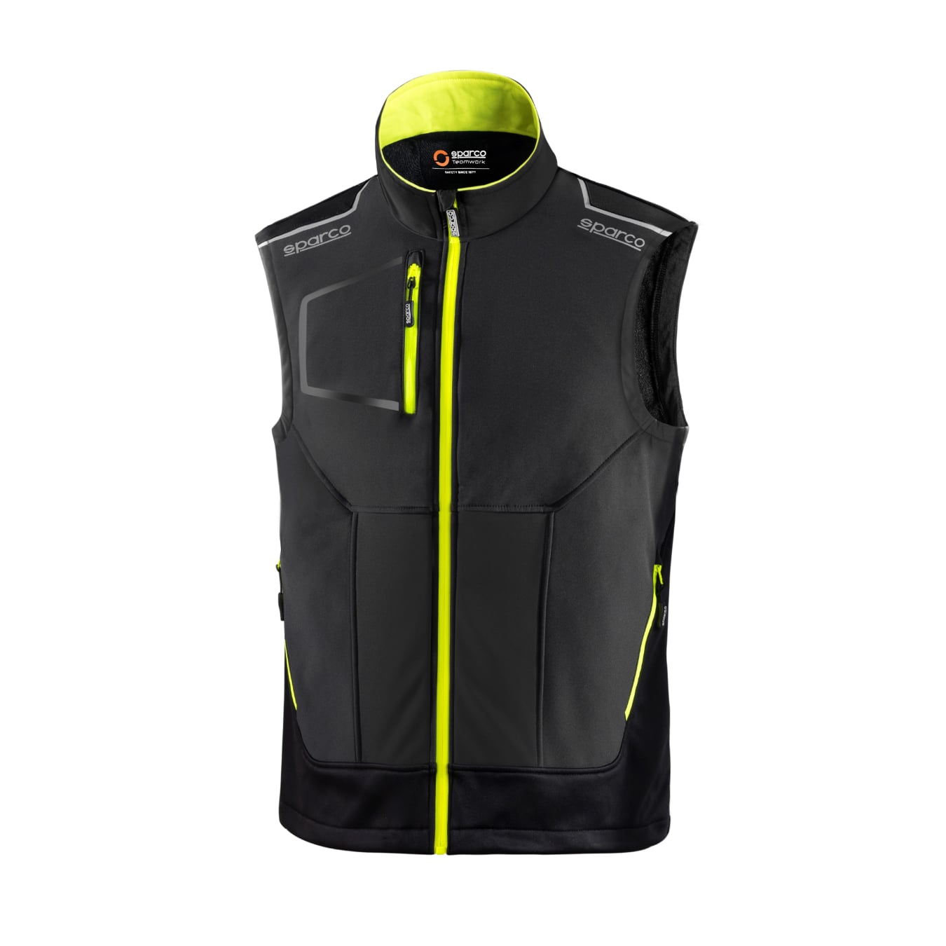 Softshell technique SPARCO sans manches pour homme Jaune taille XXXL