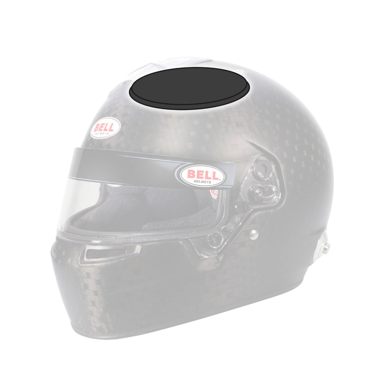Mousse intérieure supérieure pour casque BELL taille 57