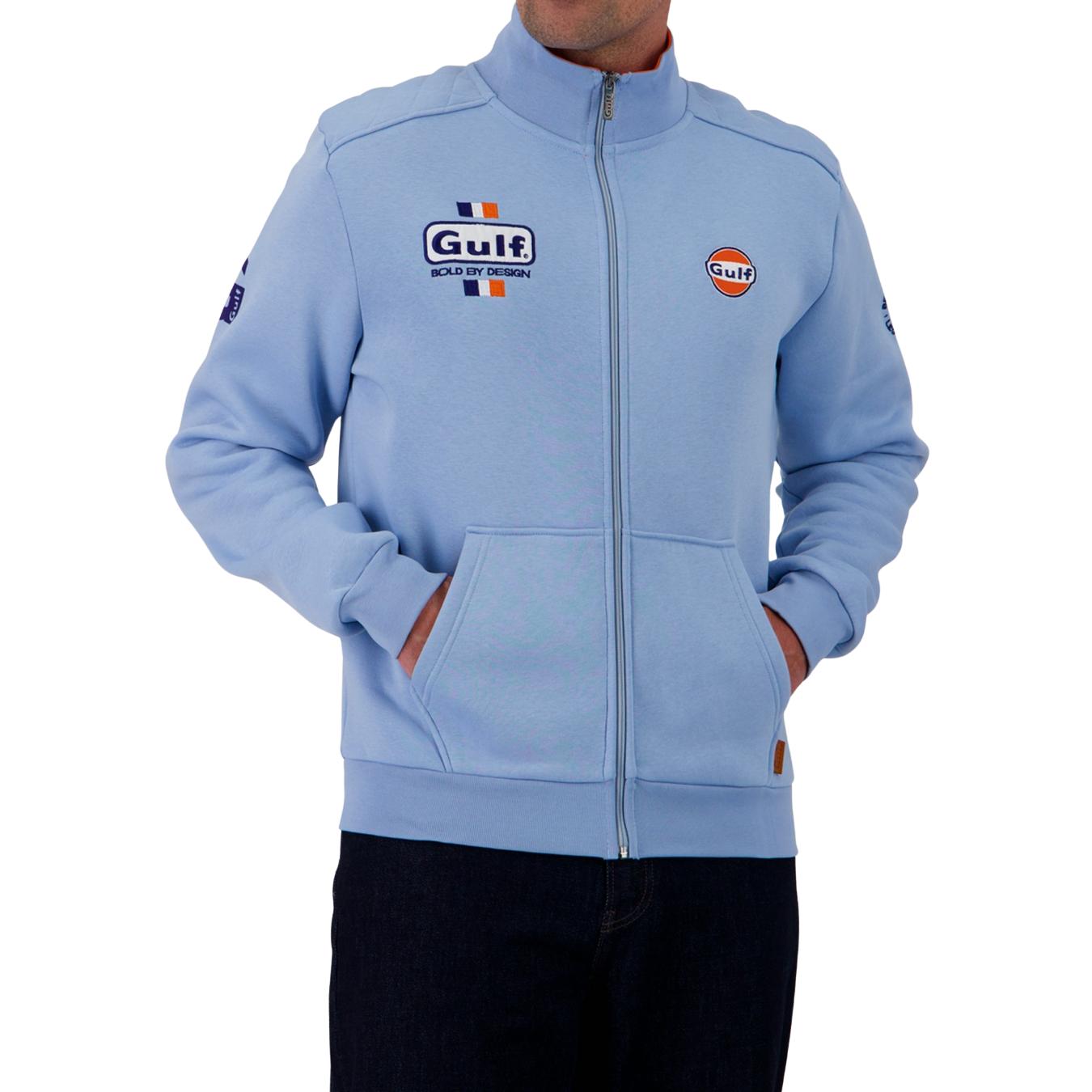 Track Jacket Gulf Bold Classic Light Blue