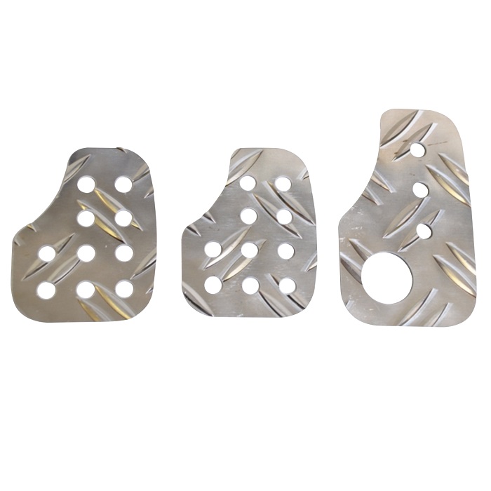 Kit 3 pédales TURN ONE aluminium antidérapant