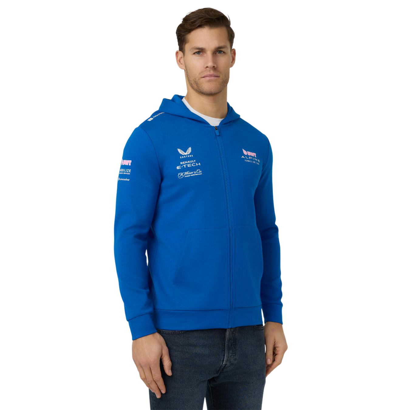 Veste a capuche Alpine full zip Hoodie Lapis Blue homme