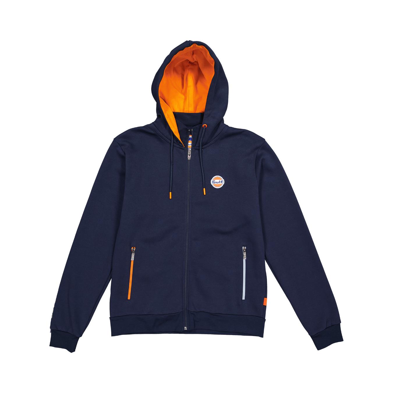 Veste à Capuche Gulf Hoodie Zip Advance Tech Navy Homme
